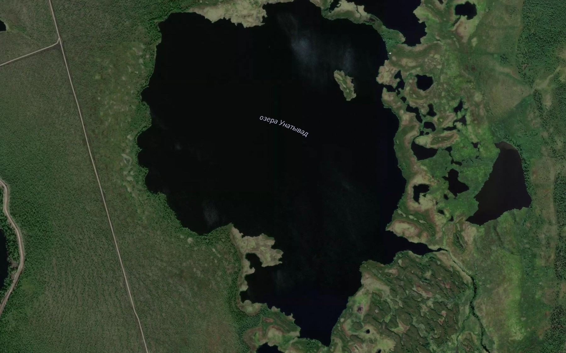 Satellite map of the Ozero Bol'shoye