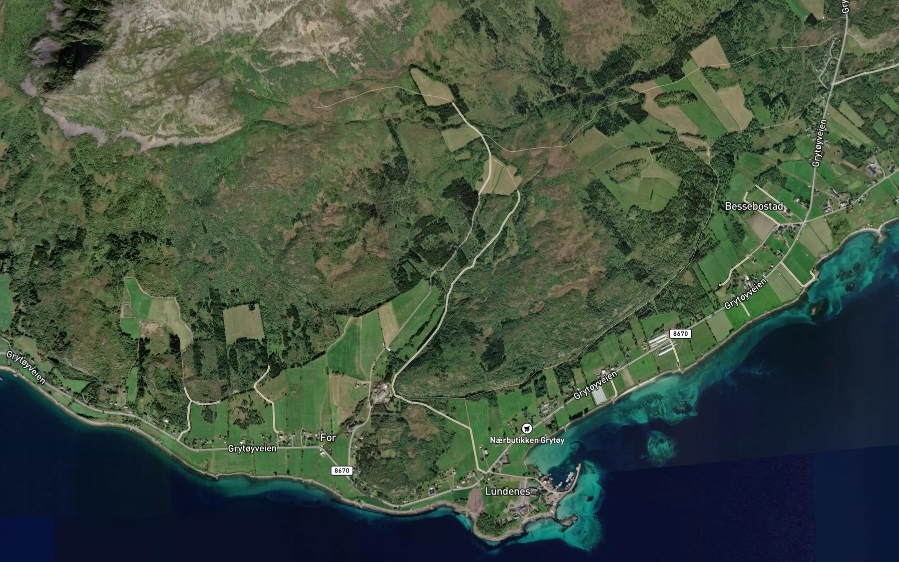 Satellite map of the Laasbekken