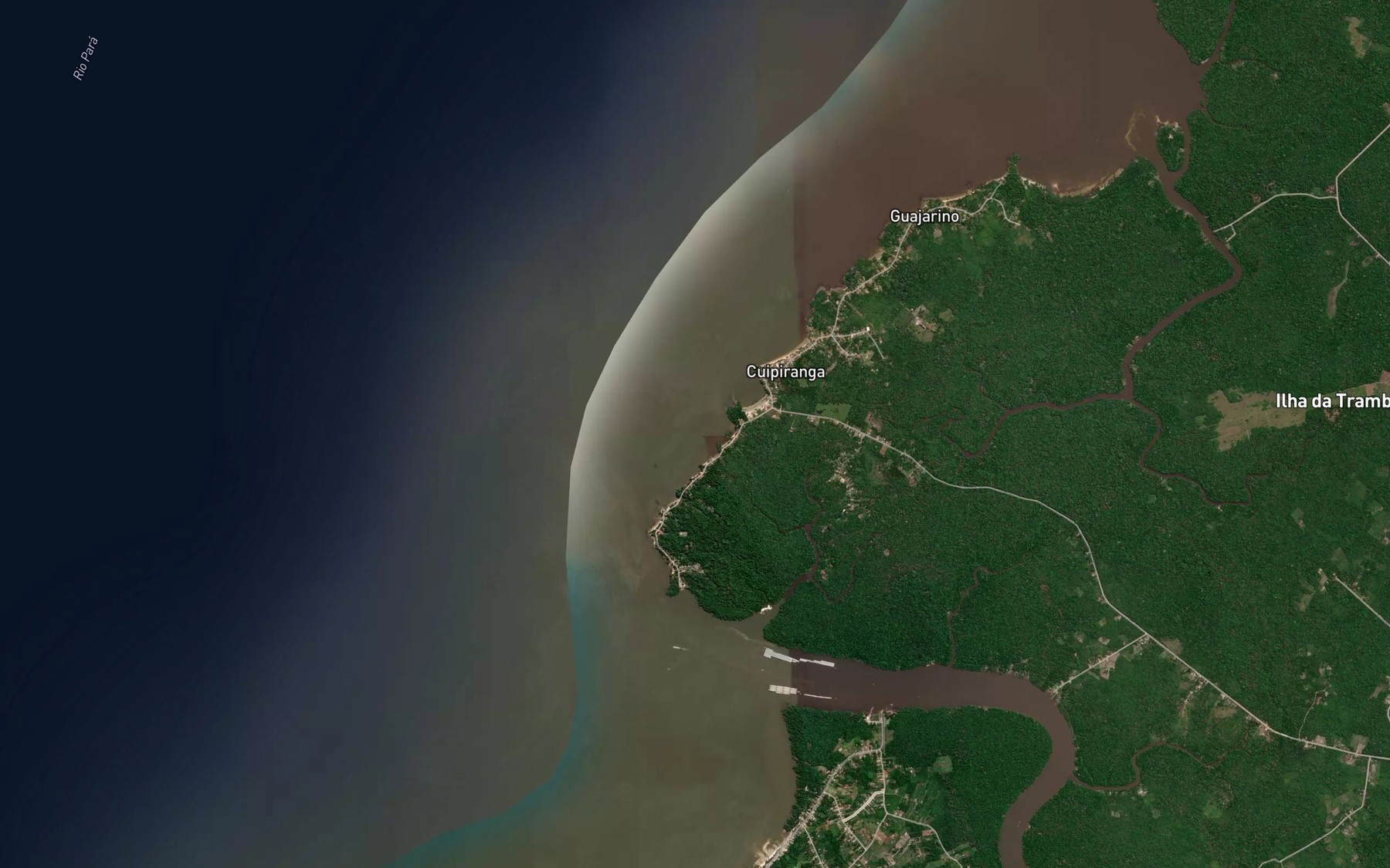 Satellite map of the Furo do Arrozal