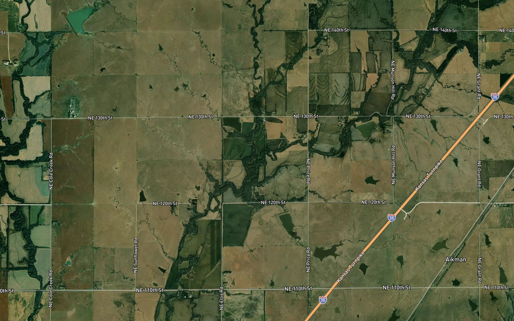 Satellite map of the School Branch