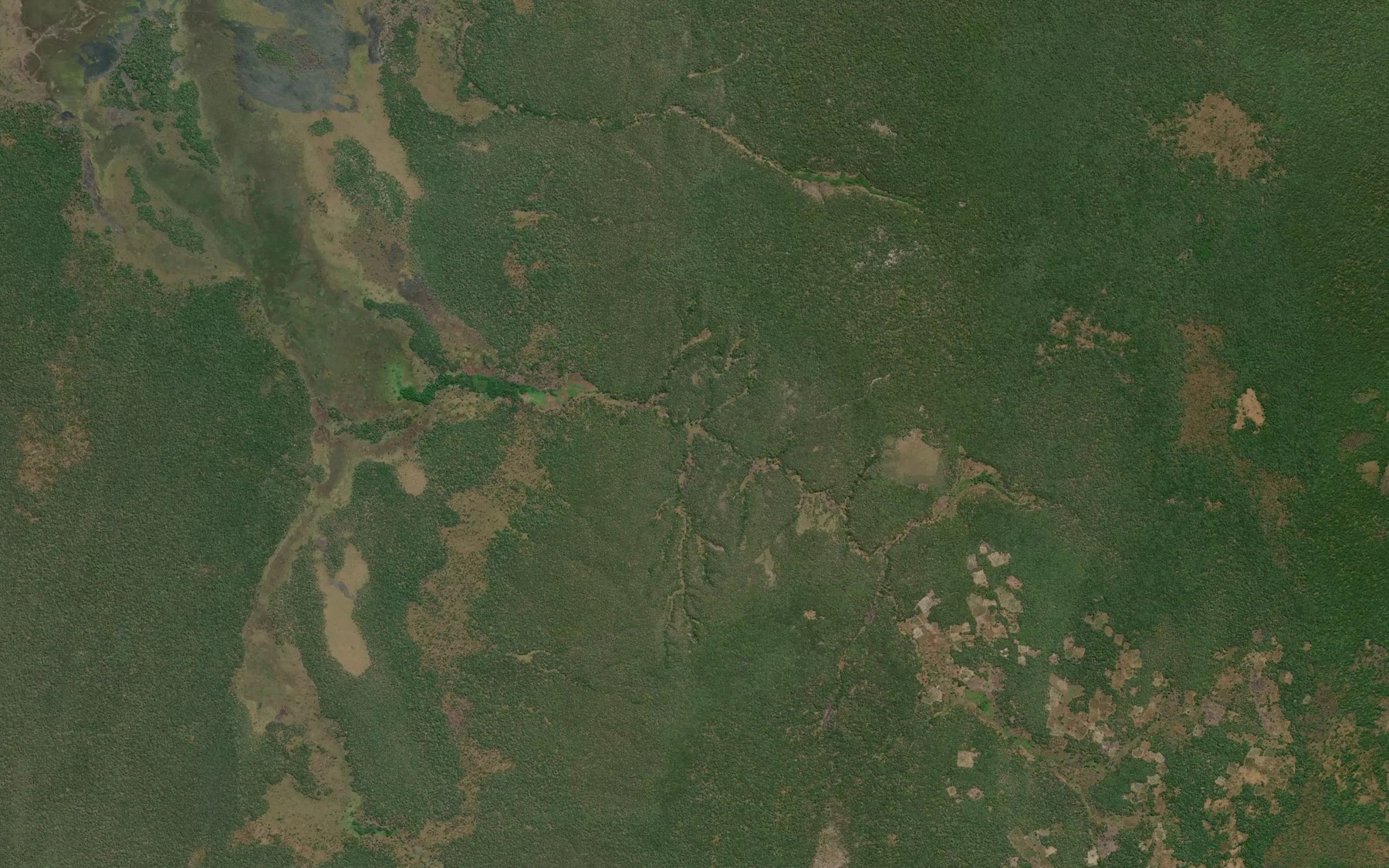 Satellite map of the Kamisemvu