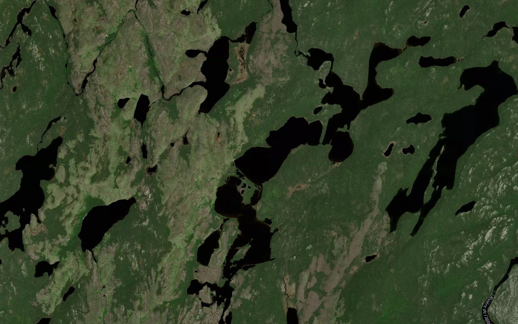 Satellite map of the Lac Nuhetihk