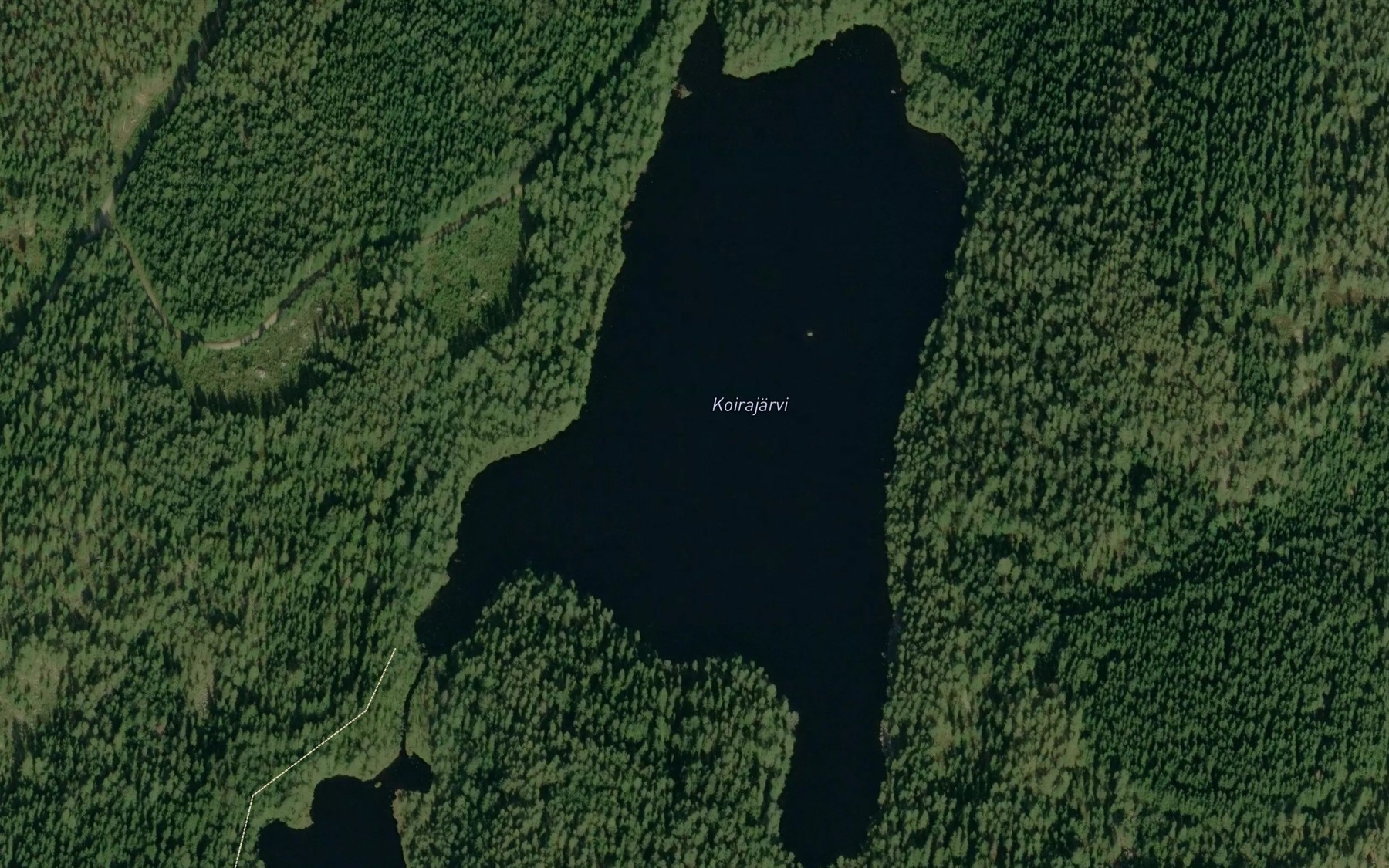 Satellite map of the Koirajarvi