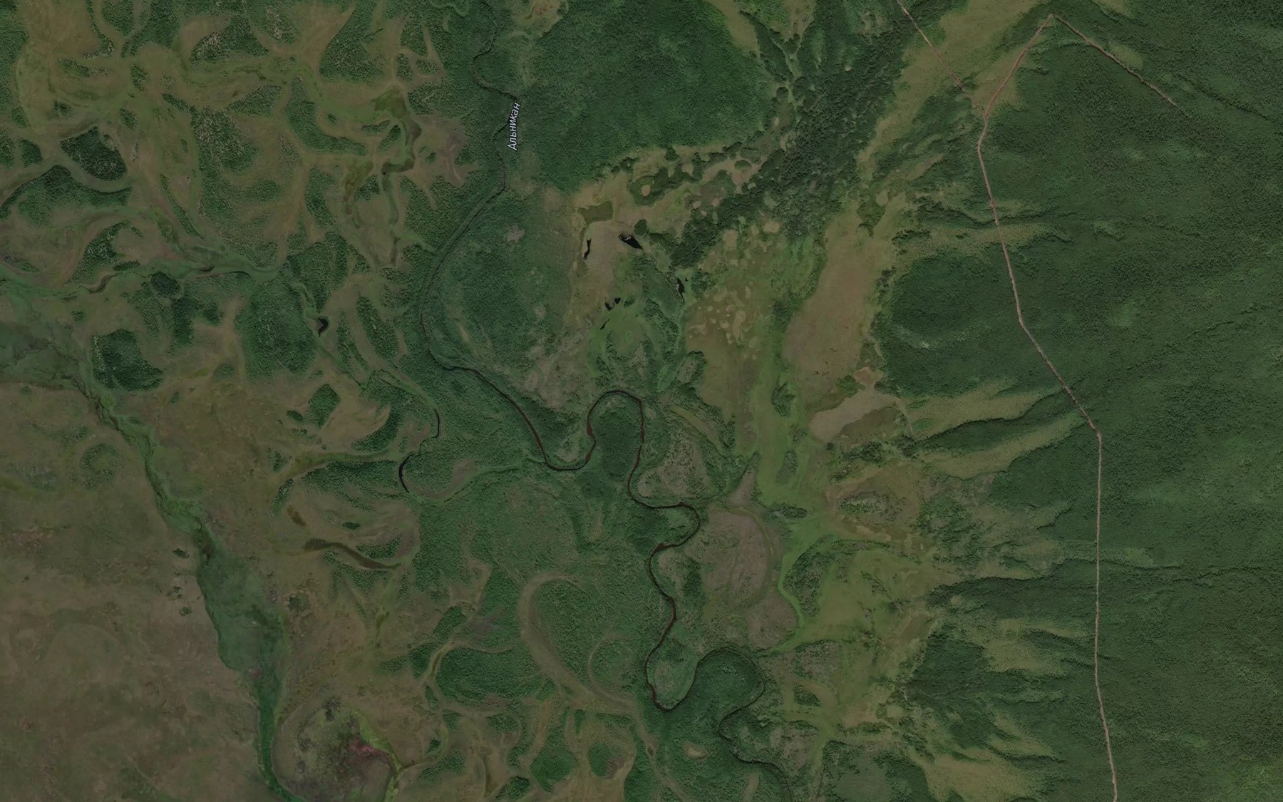 Satellite map of the Kamenistyy