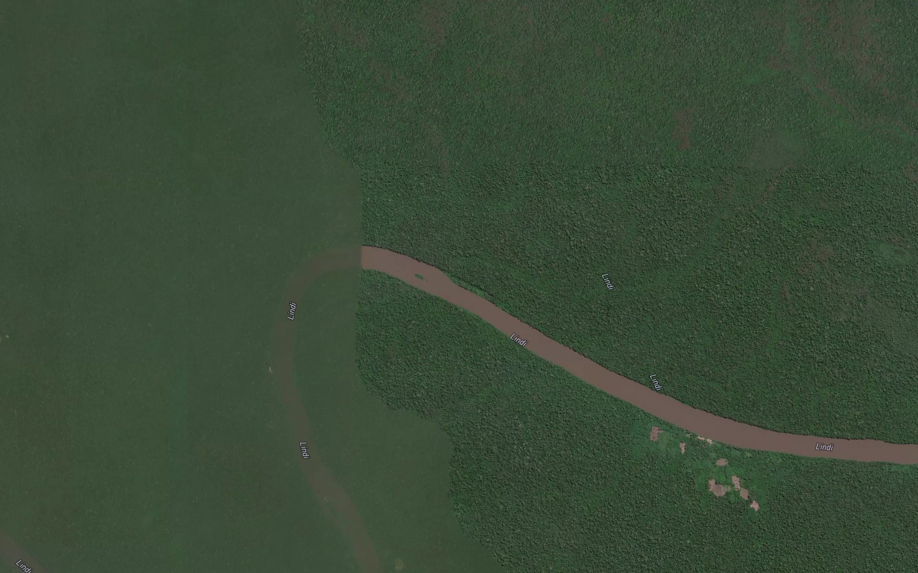 Satellite map of the Odjodja