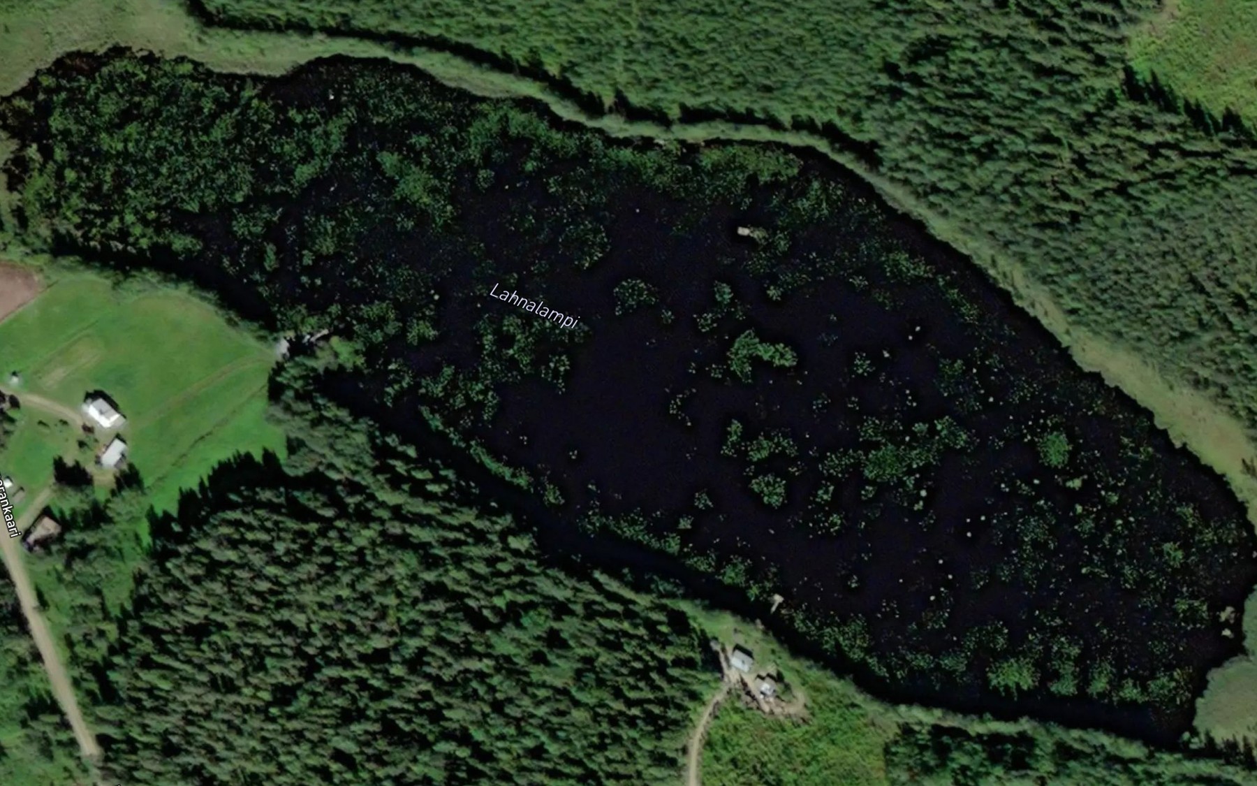 Satellite map of the Lahnalampi