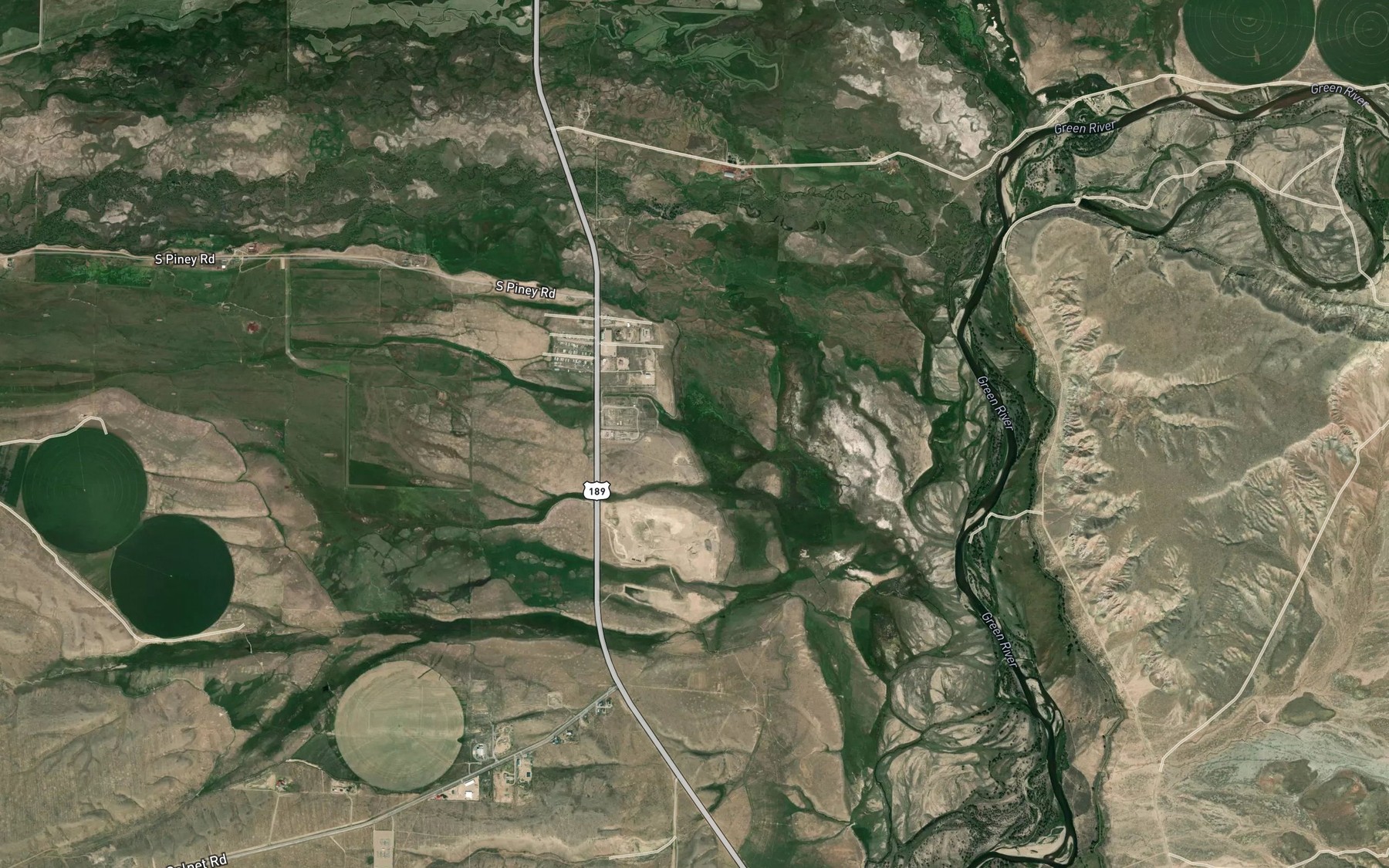 Satellite map of the Midmermac Ditch