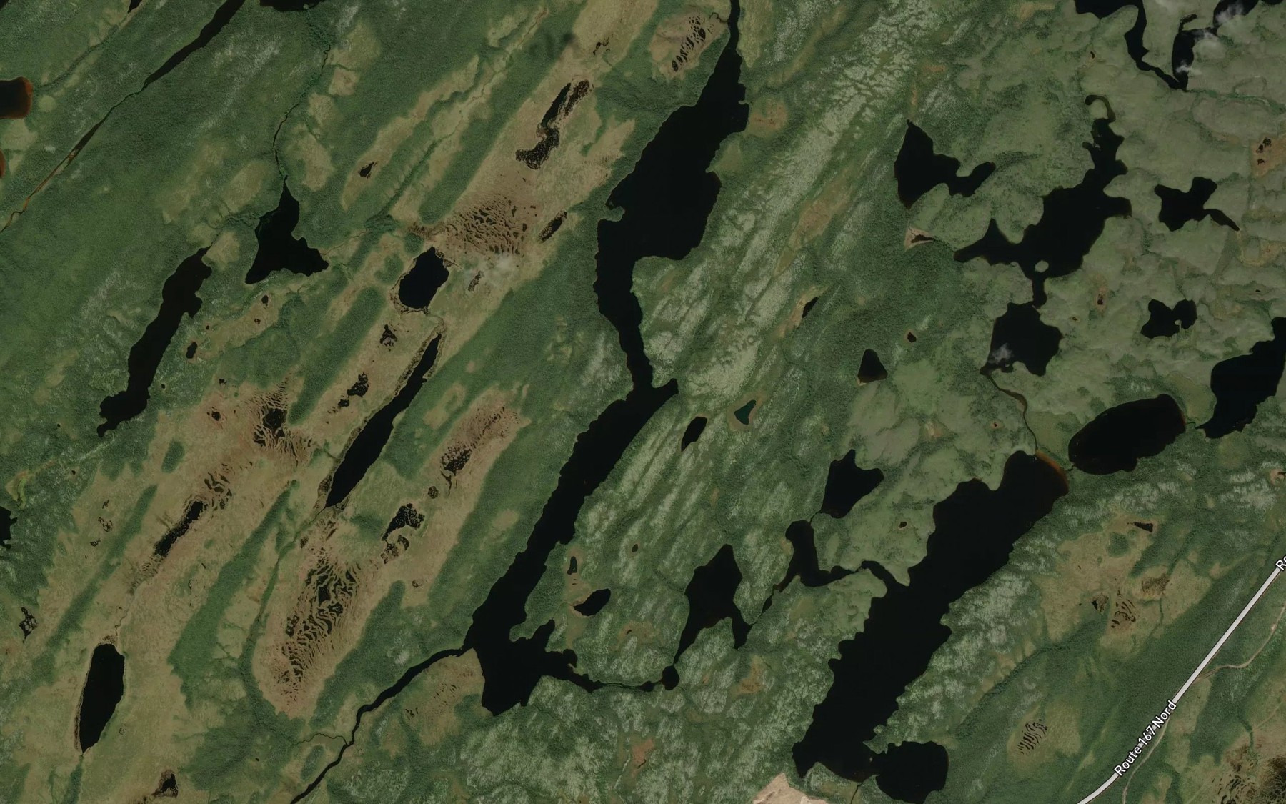 Satellite map of the Lac Guerinet