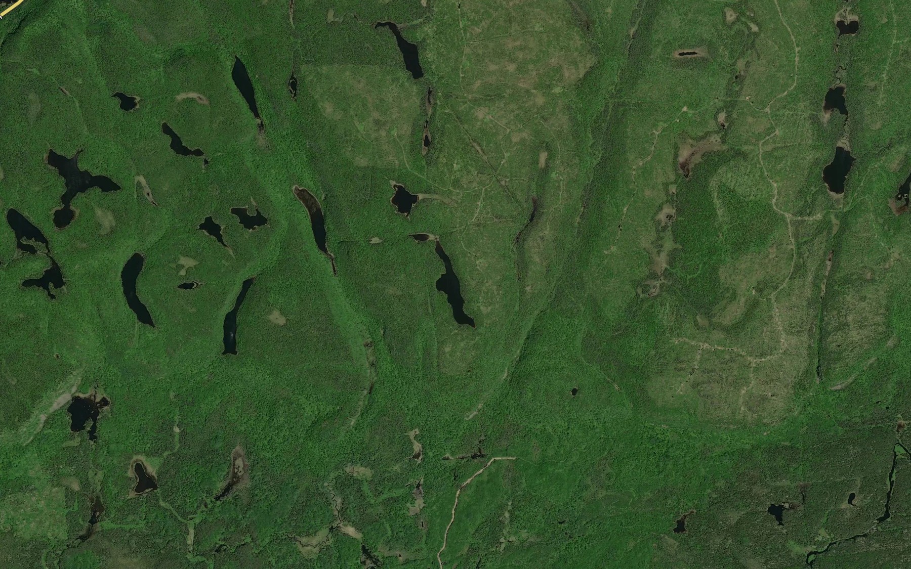 Satellite map of the Fournier Lake