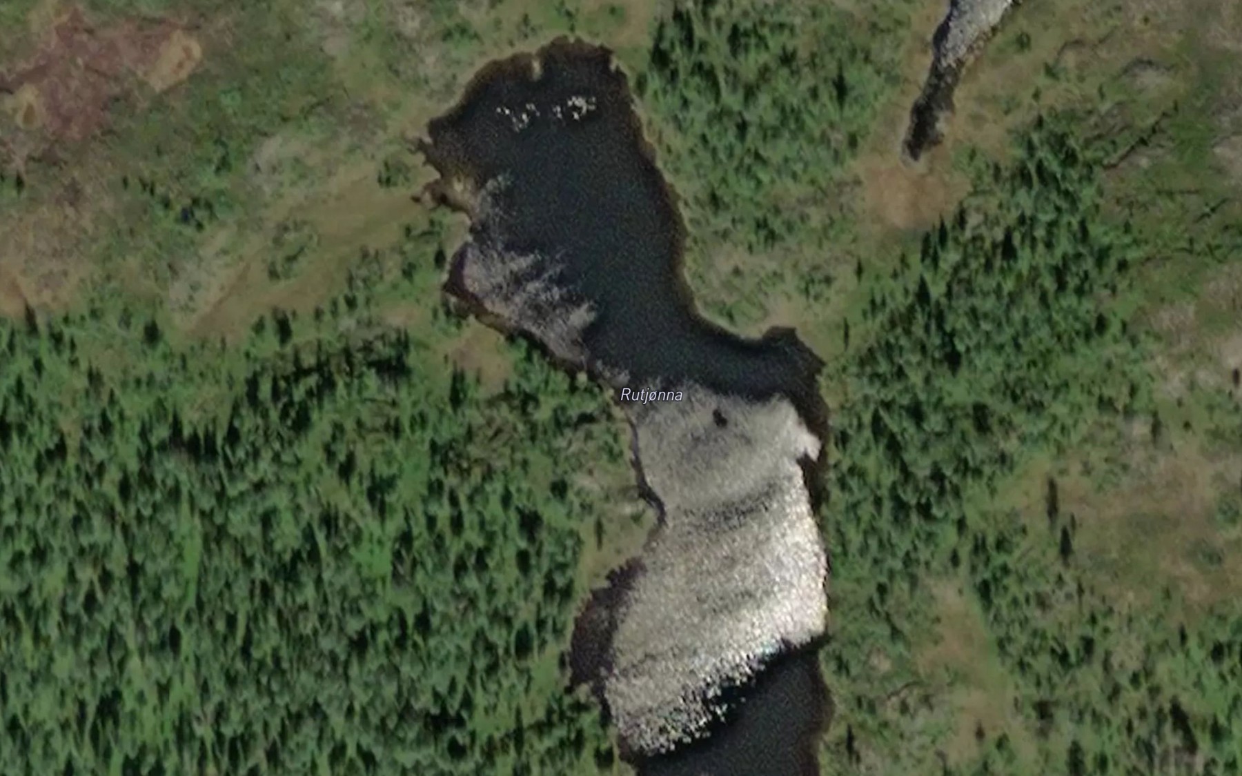 Satellite map of the Rutjonna