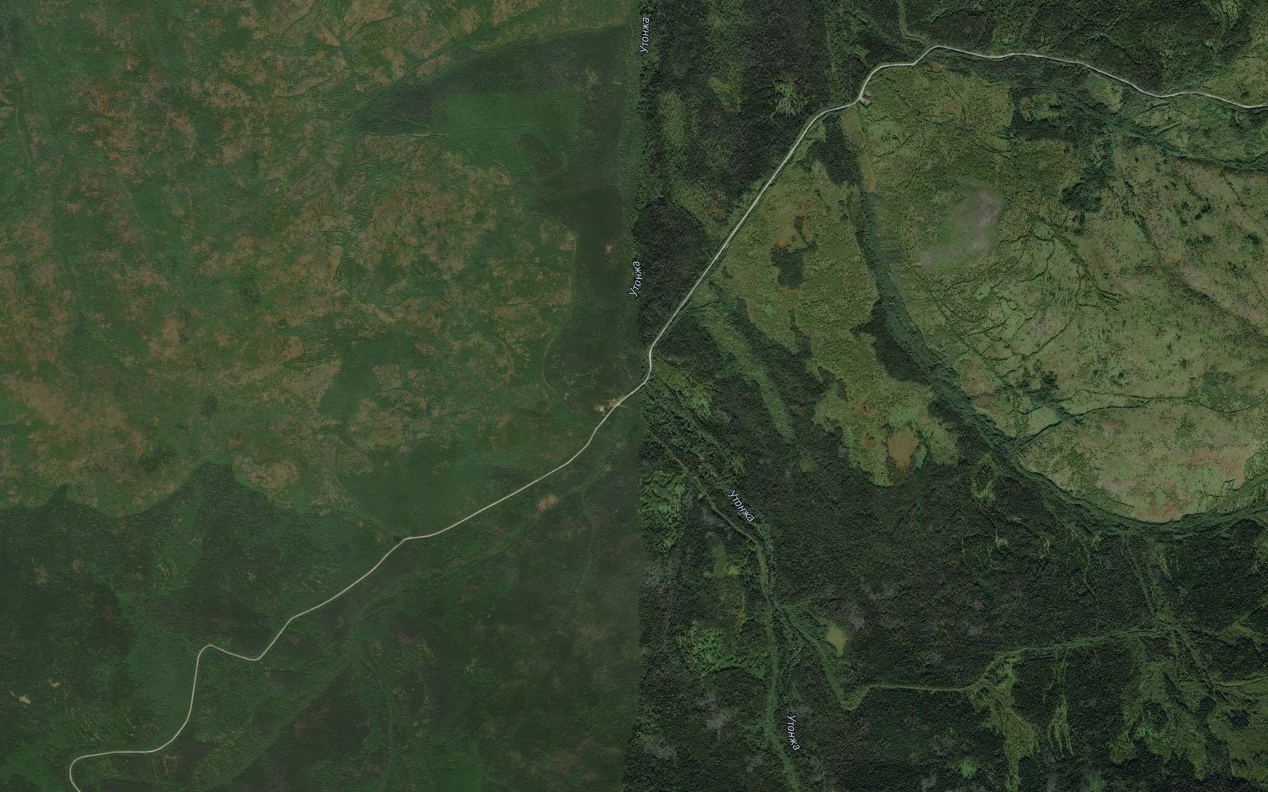 Satellite map of the Utrenniy