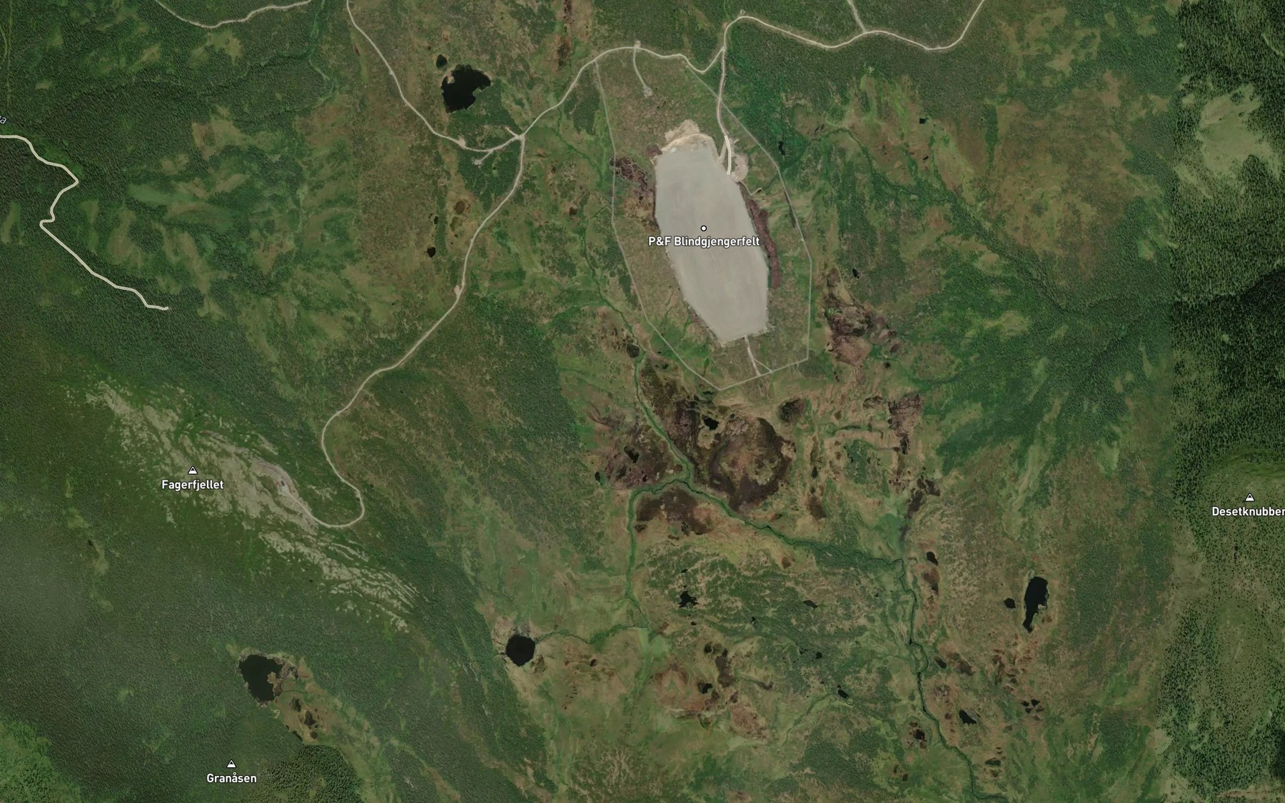 Satellite map of the Osteraa