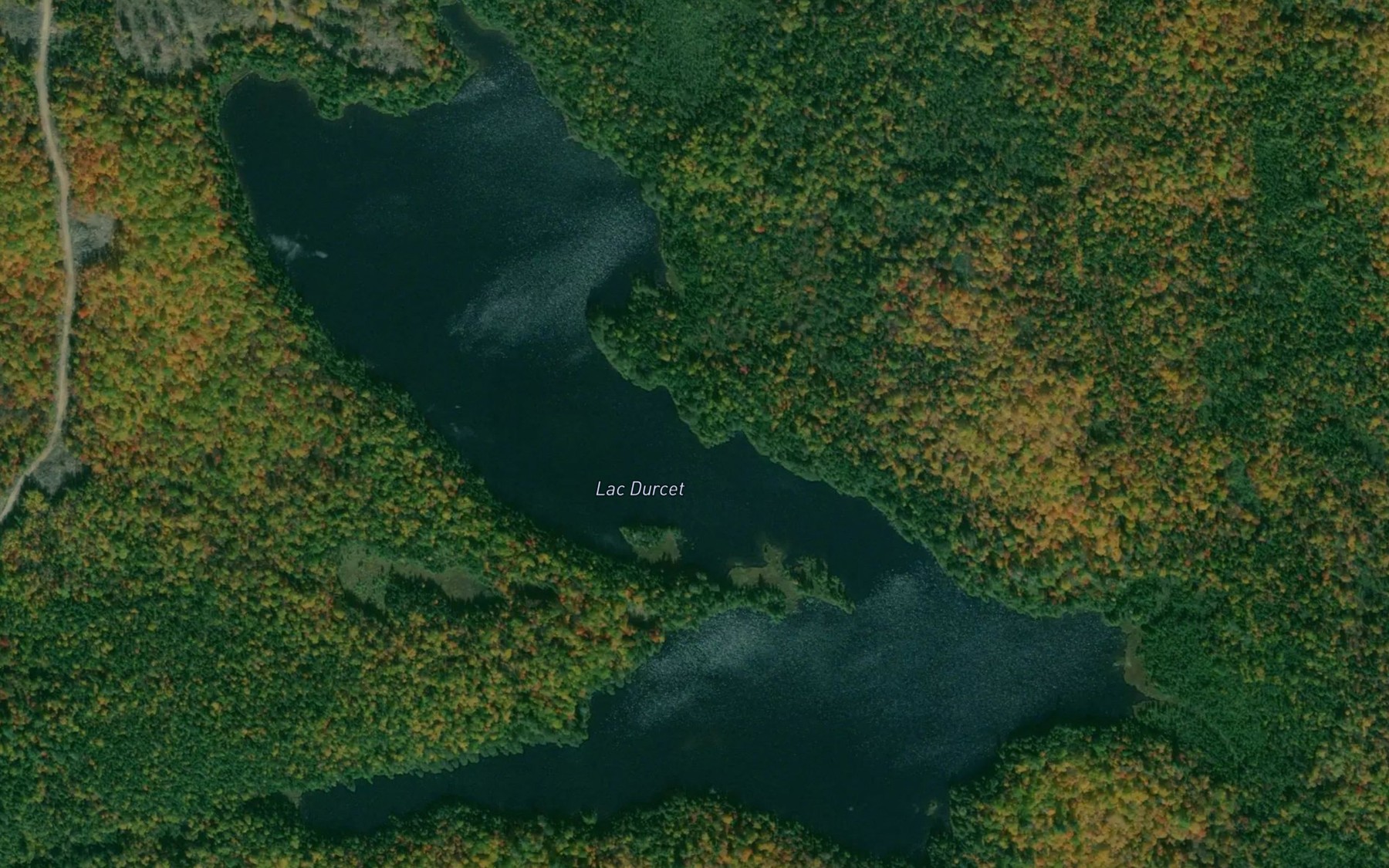 Satellite map of the Lac Durcet
