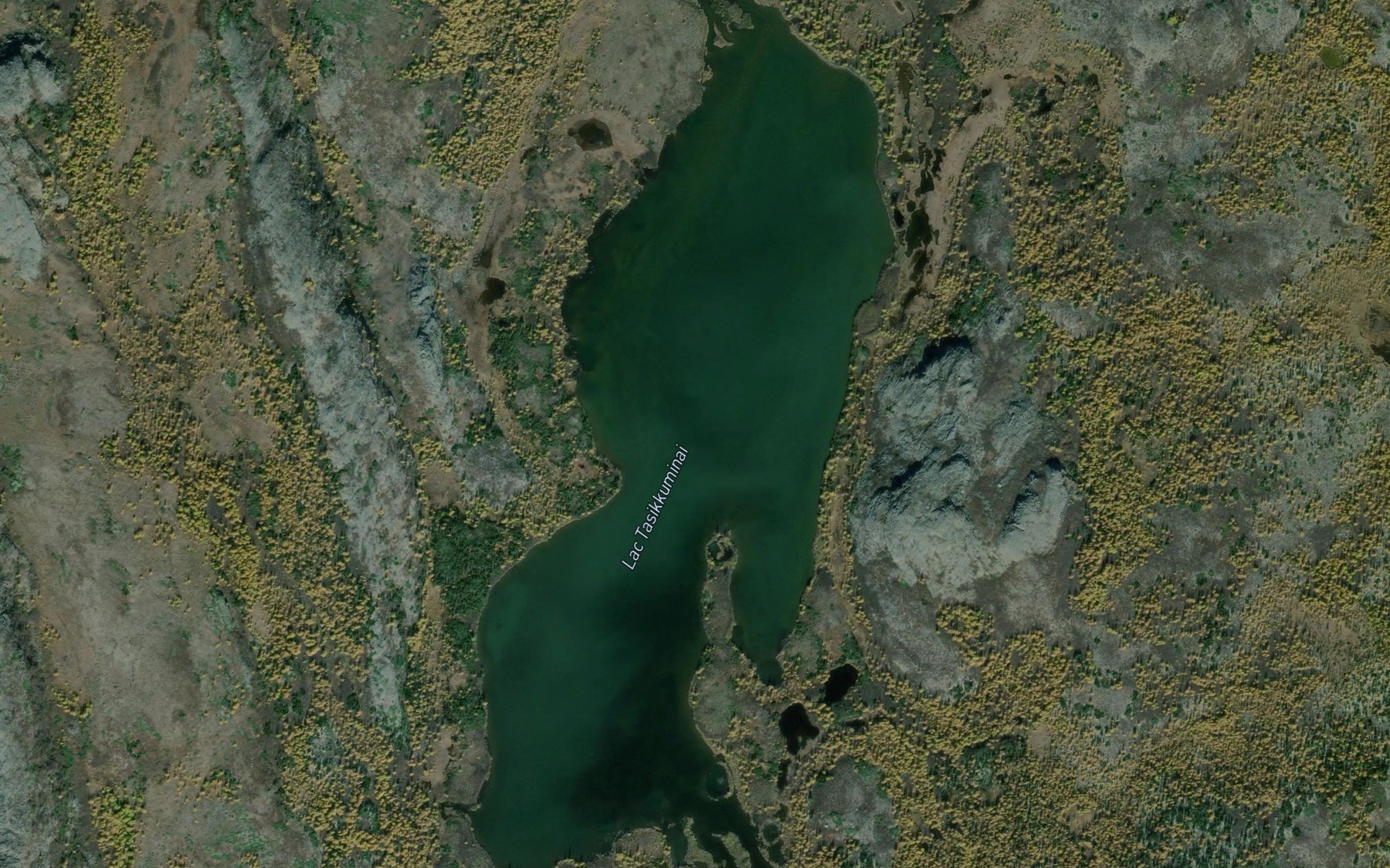 Satellite map of the Lac Tasikkuminai