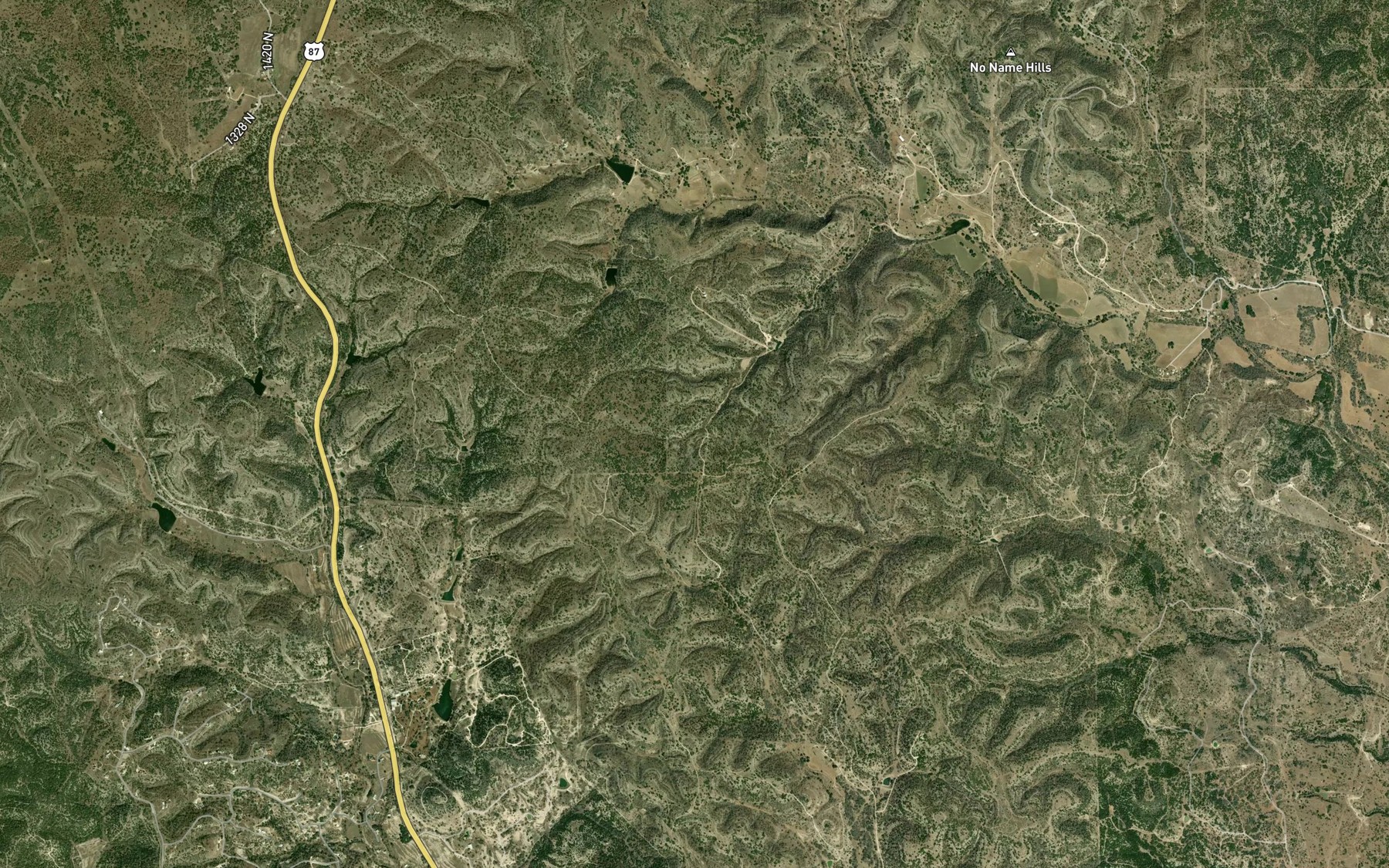 Satellite map of the Neal Spring