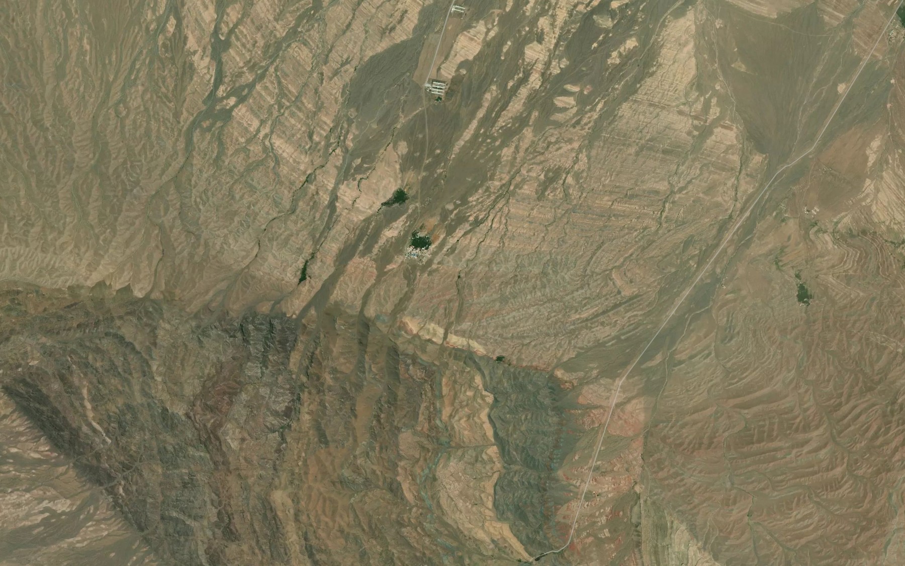 Satellite map of the Cheshmeh-ye Golestan