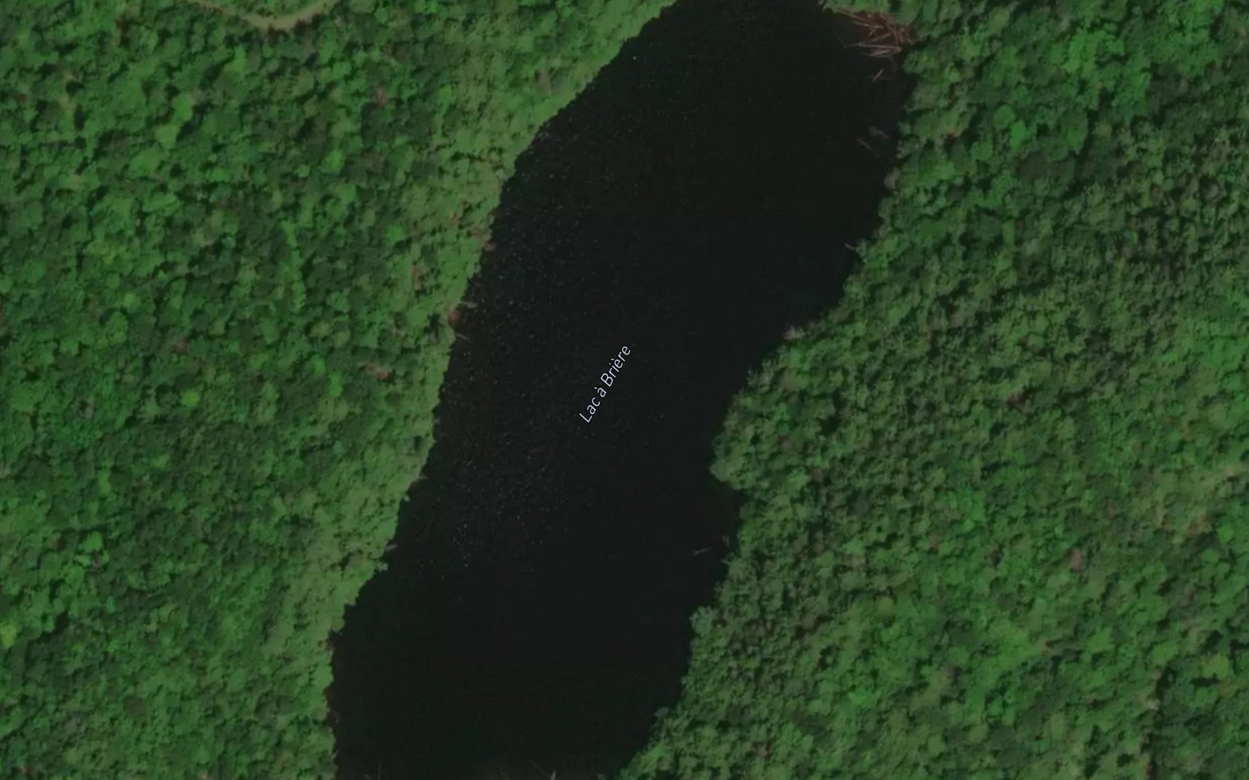 Satellite map of the Lac a Briere