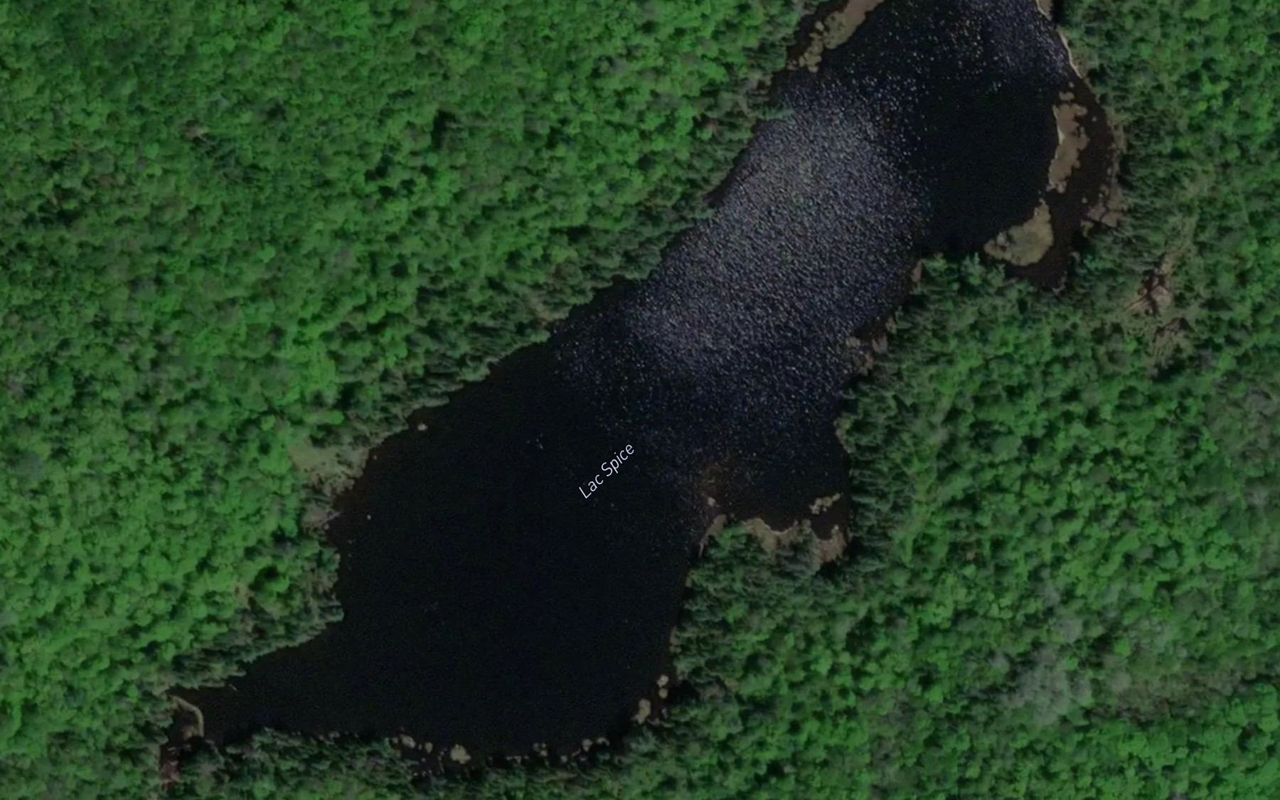 Satellite map of the Lac Spice