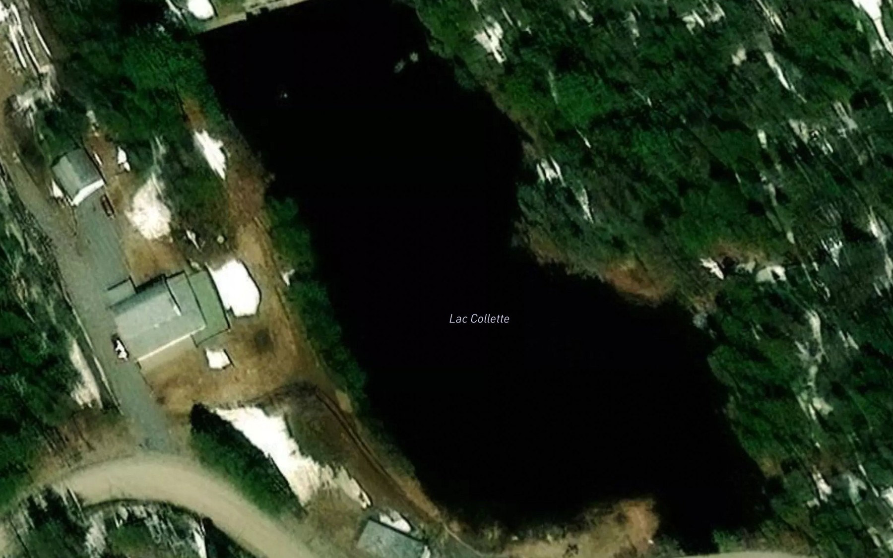 Satellite map of the Lac Collette