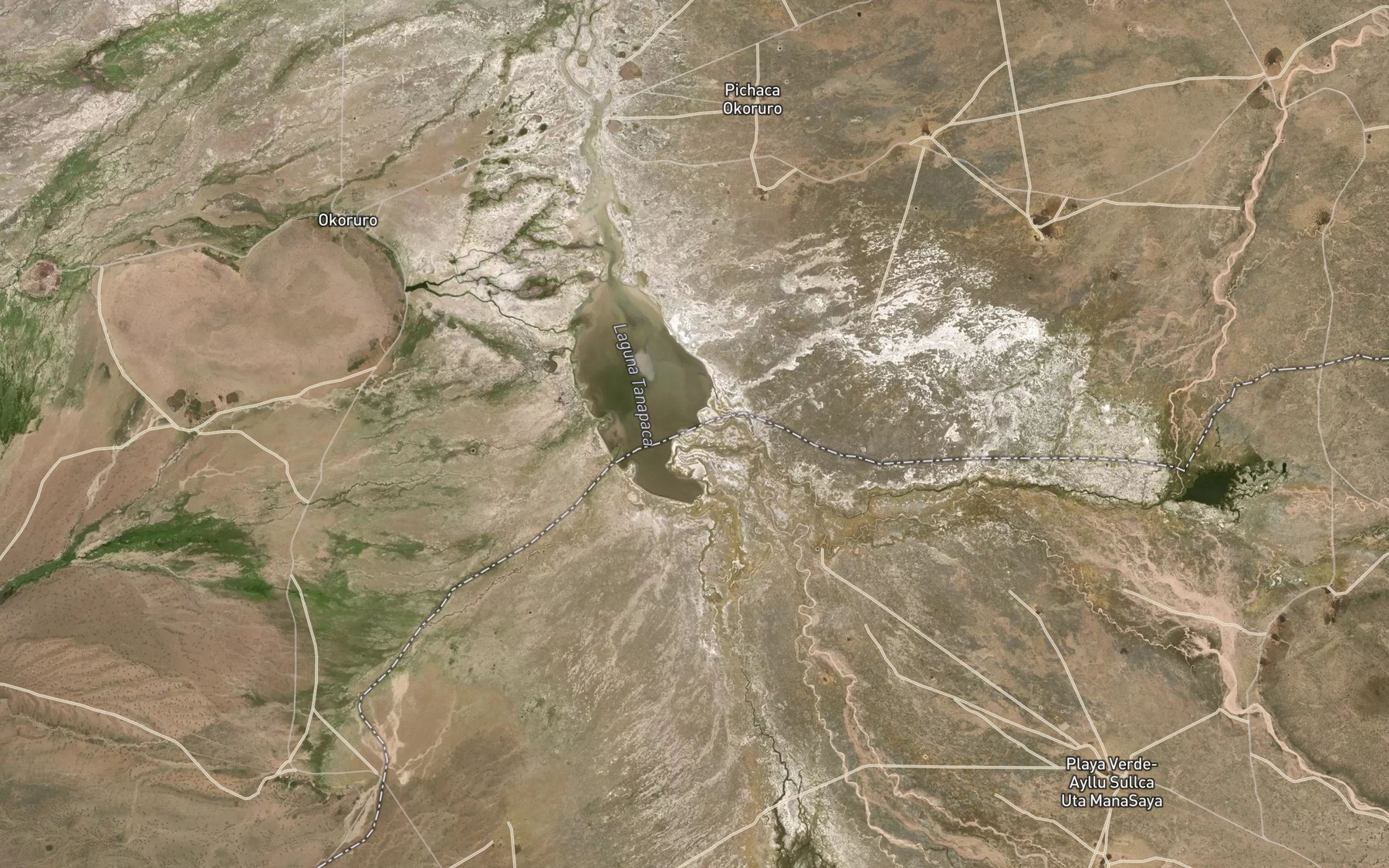 Satellite map of the Rio Catacora