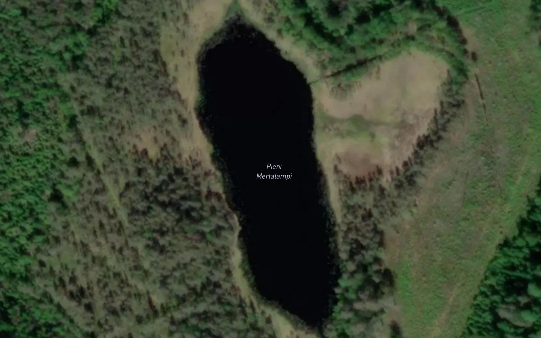 Satellite map of the Pieni Mertalampi
