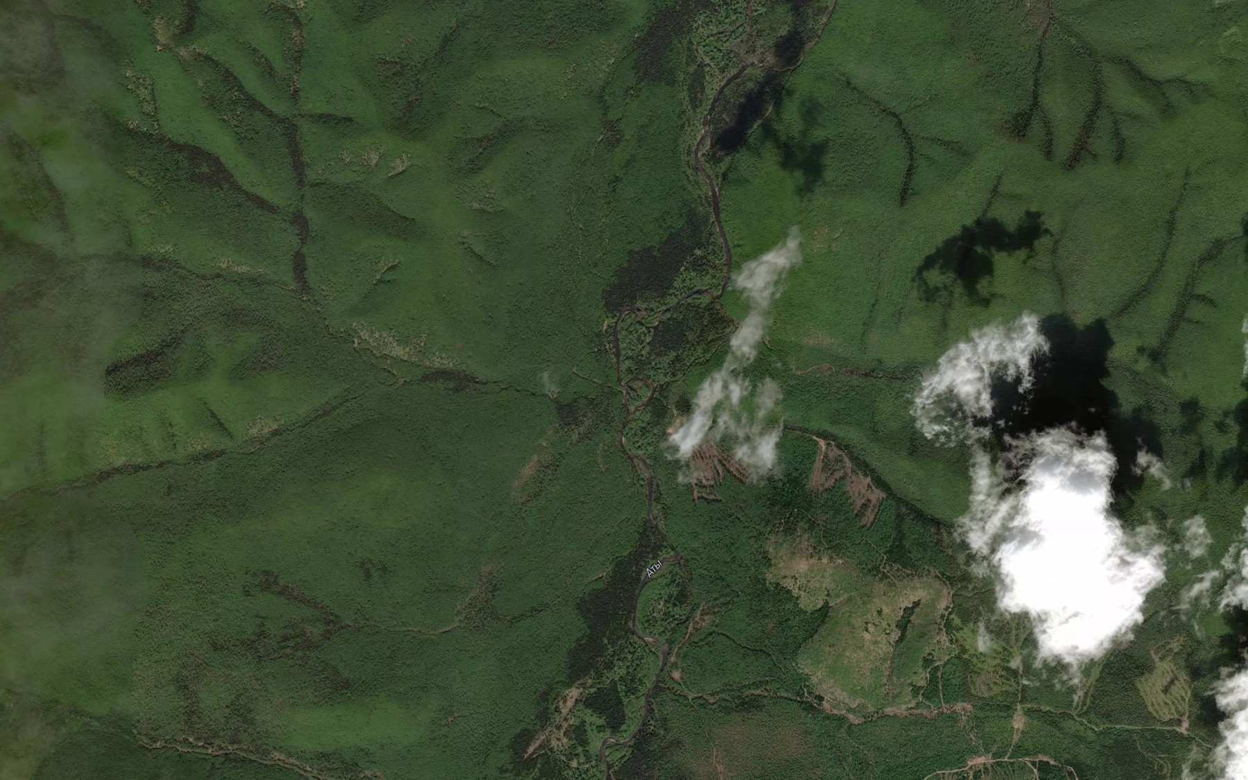 Satellite map of the Gorelyy