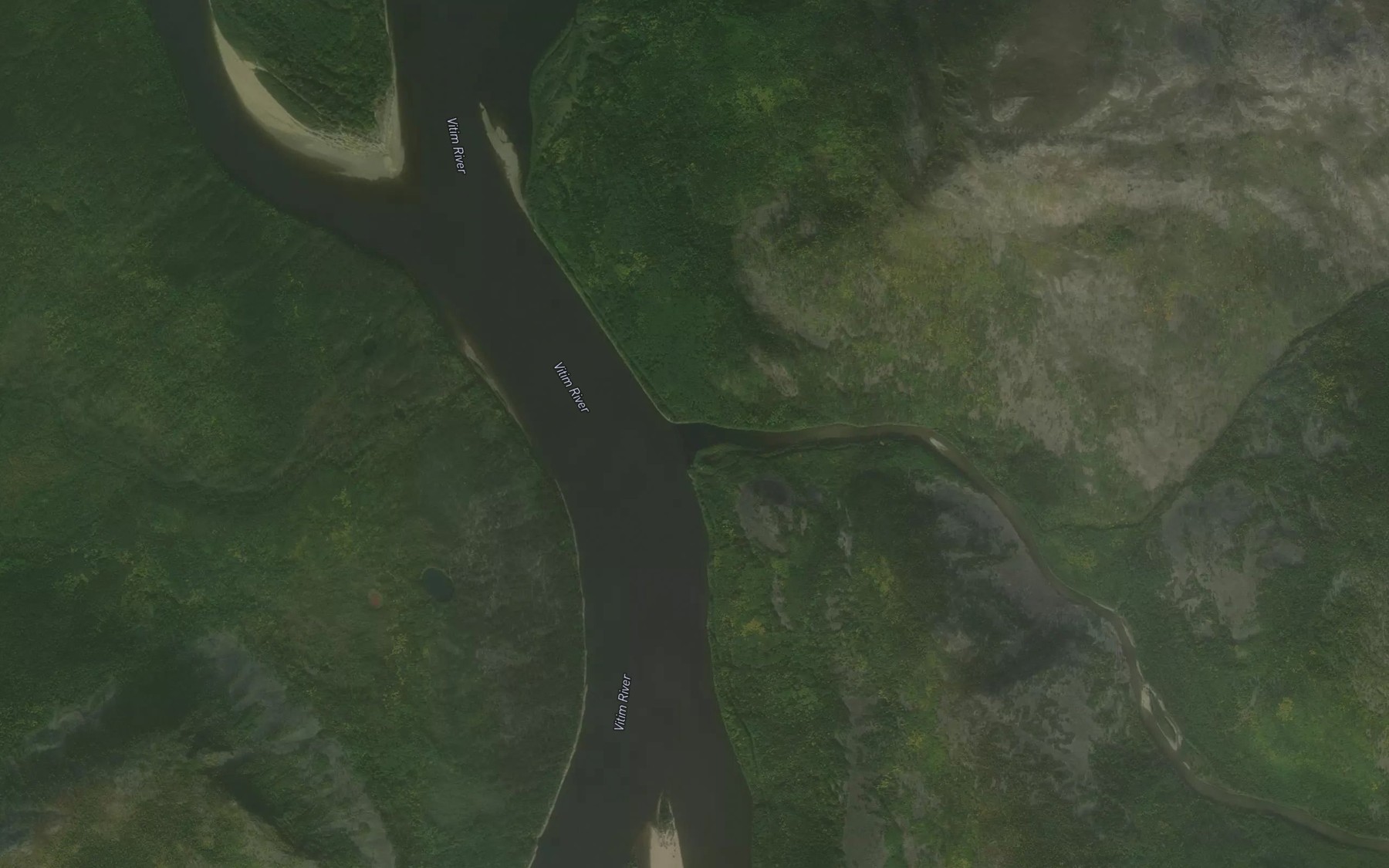 Satellite map of the Verkhnyaya Yazovaya