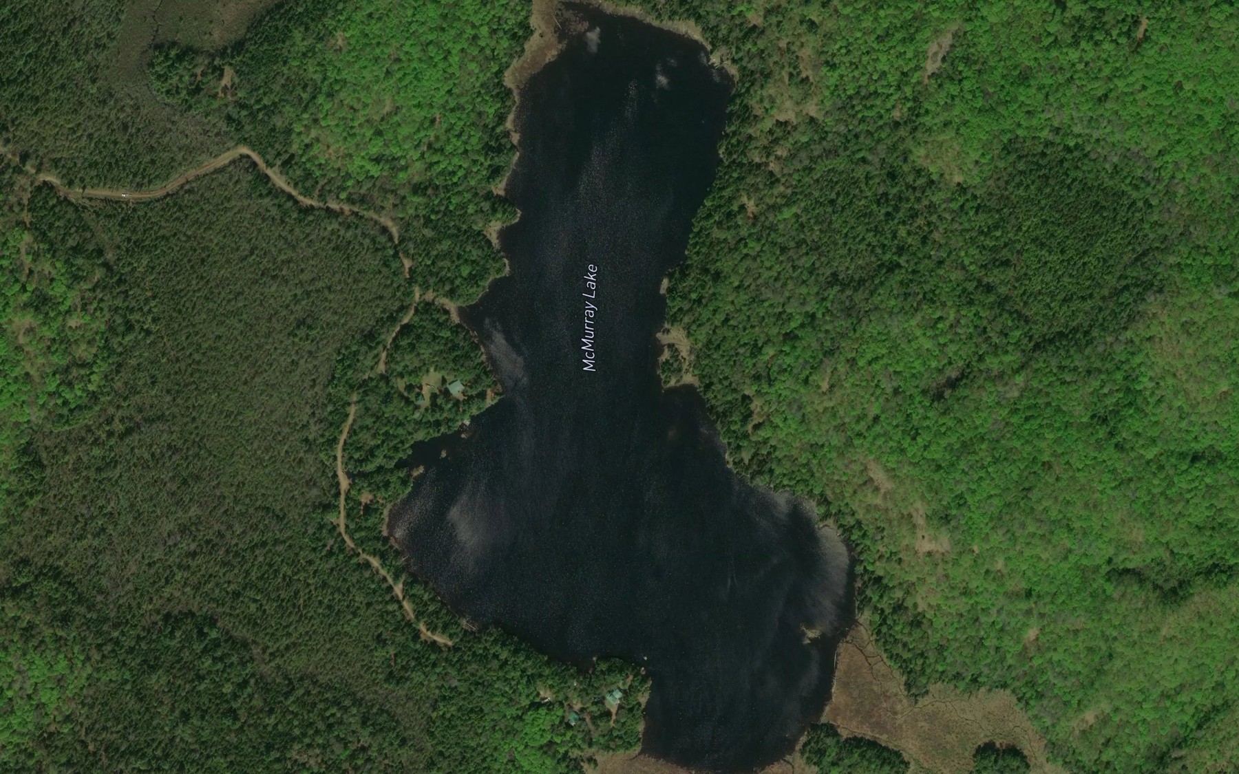 Satellite map of the McMurray Lake