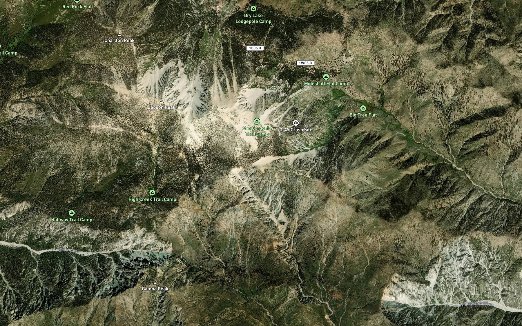 Satellite map of the The Tarn