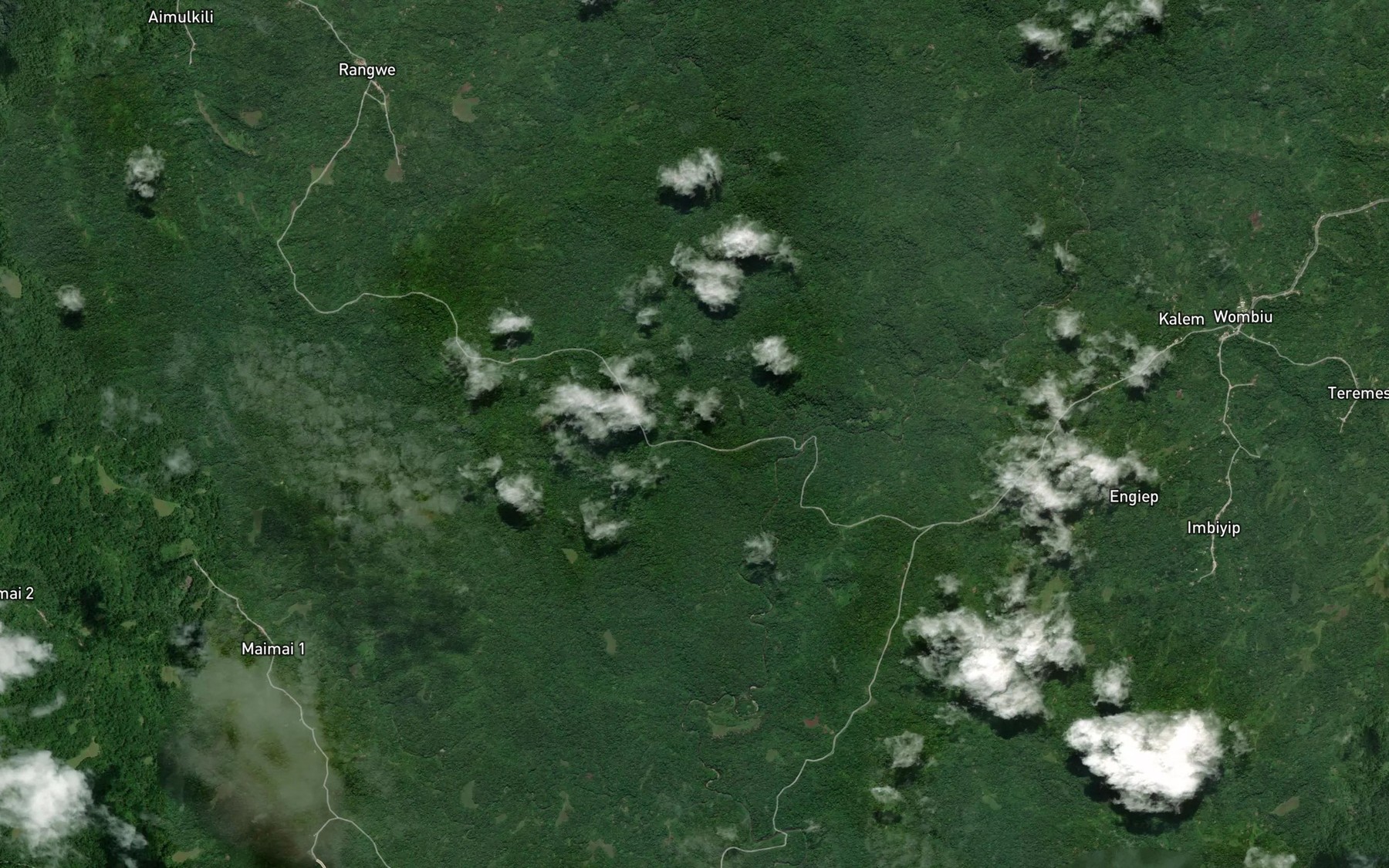 Satellite map of the Watwatin Creek