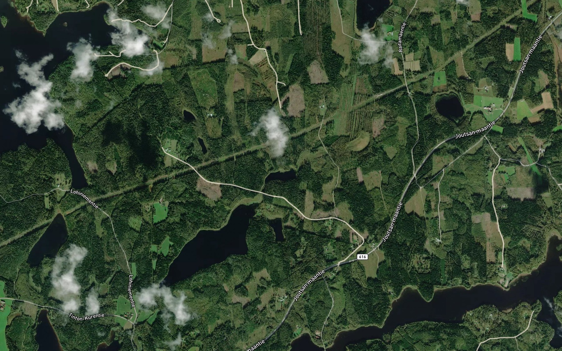 Satellite map of the Pieni Lapisyosti
