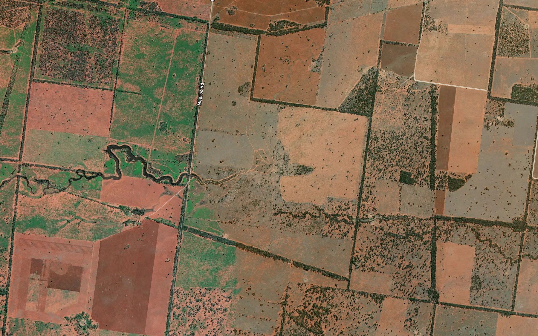 Satellite map of the Whitbarrow Creek