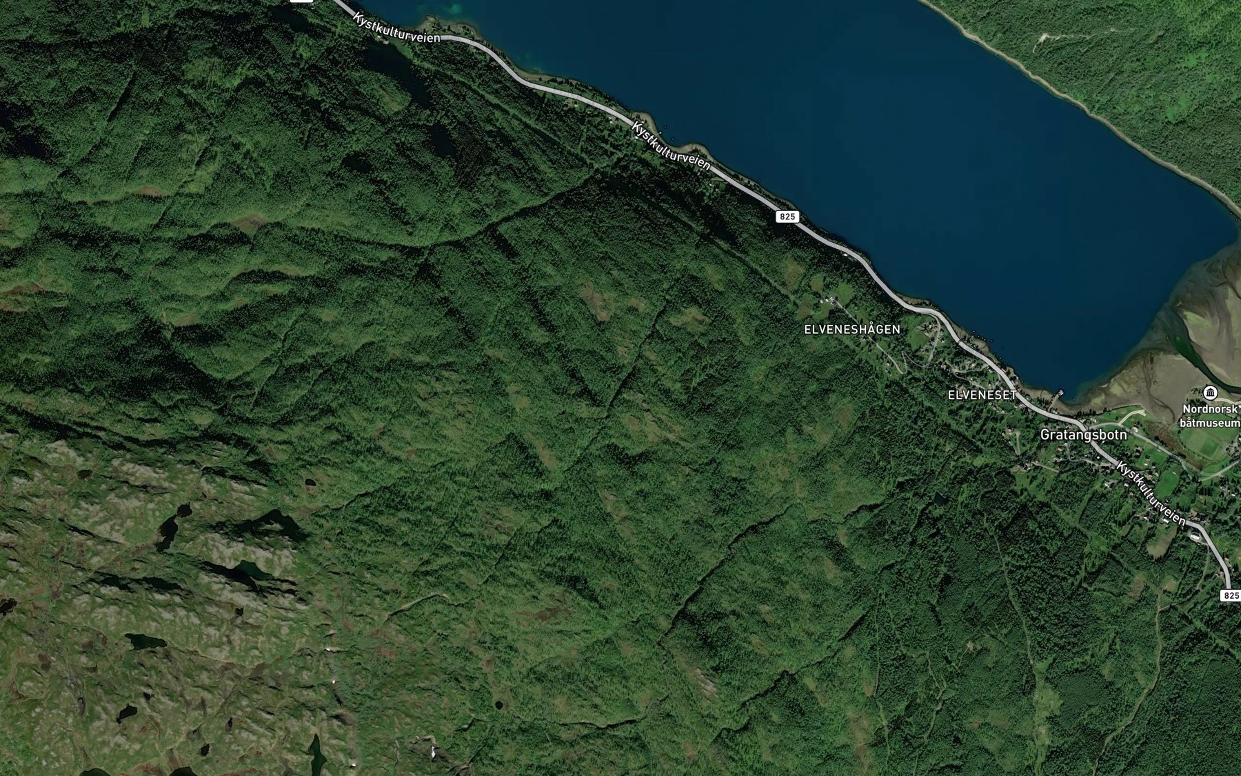 Satellite map of the Grimjordelva