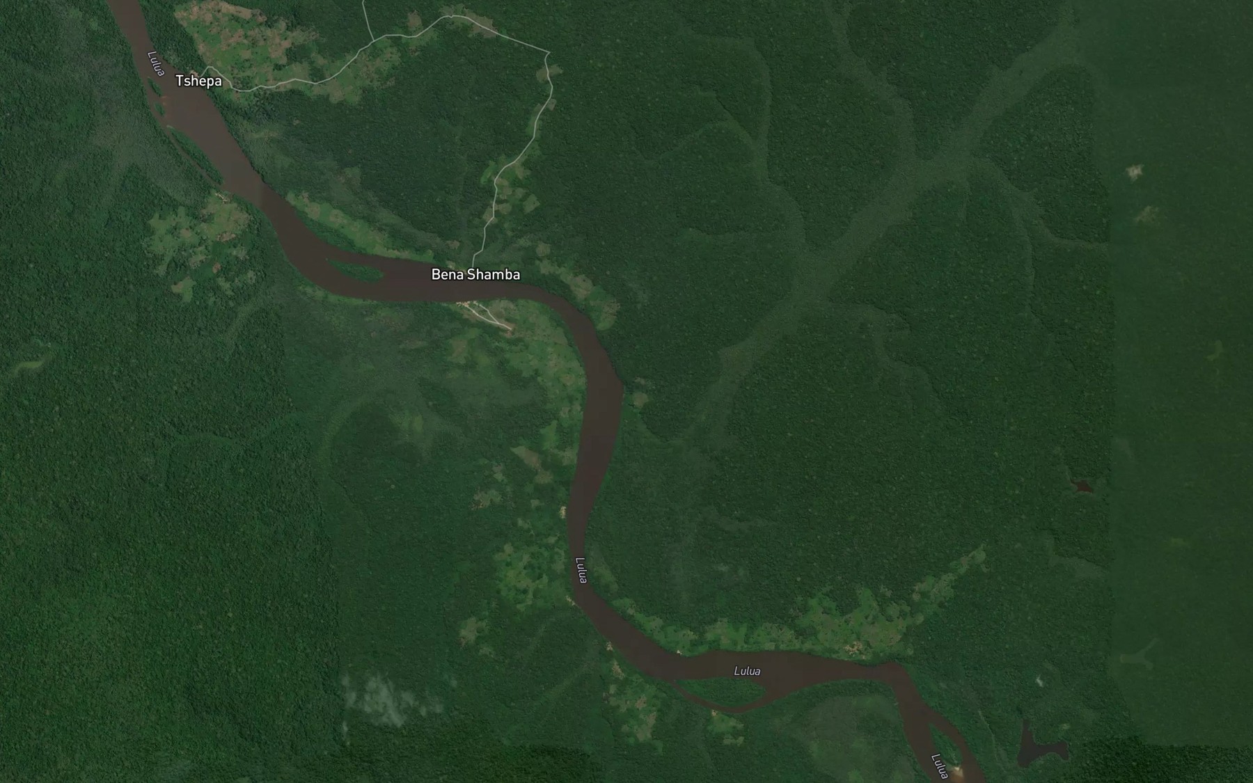 Satellite map of the Lekume