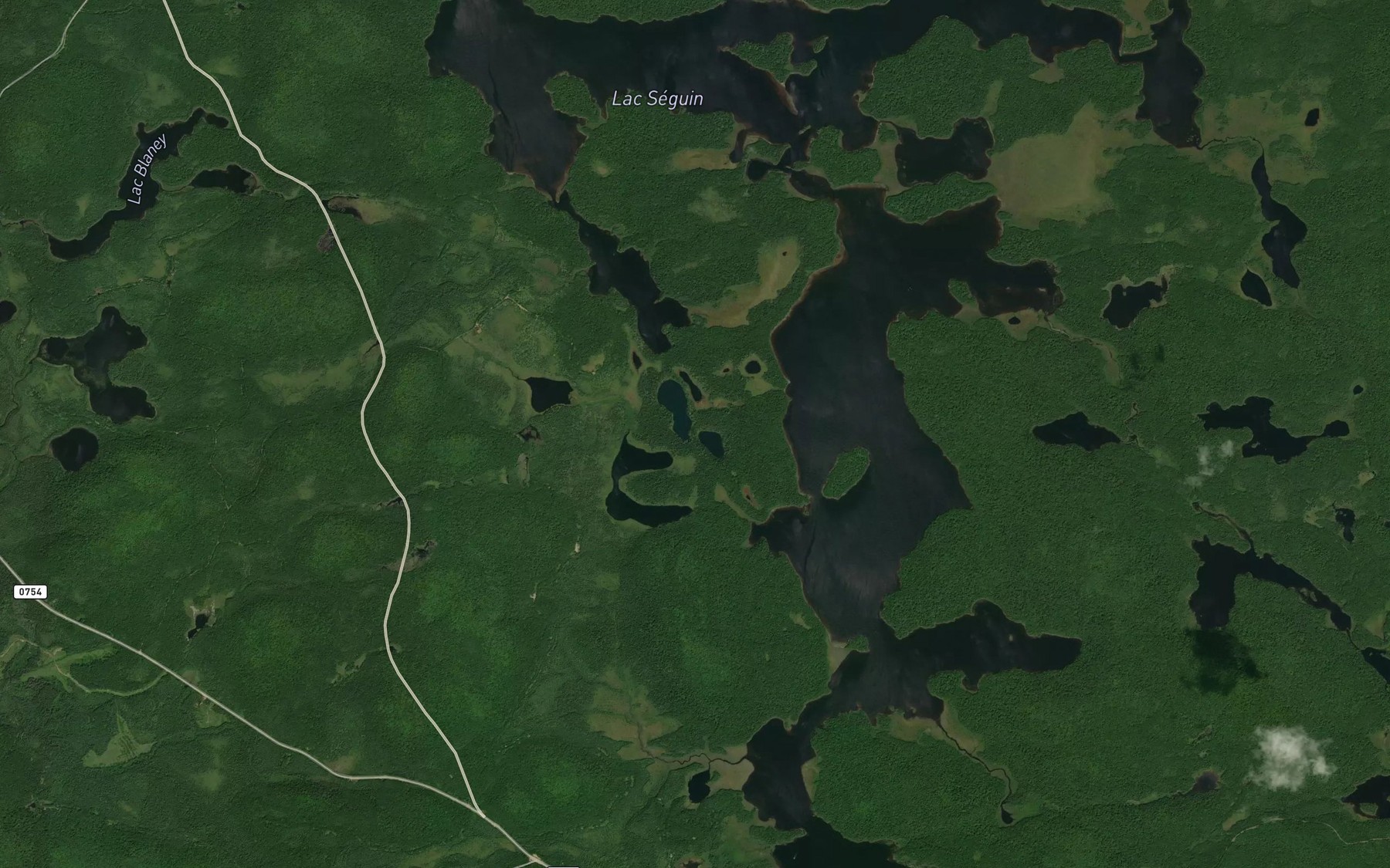 Satellite map of the Lac de la Marche des Jours