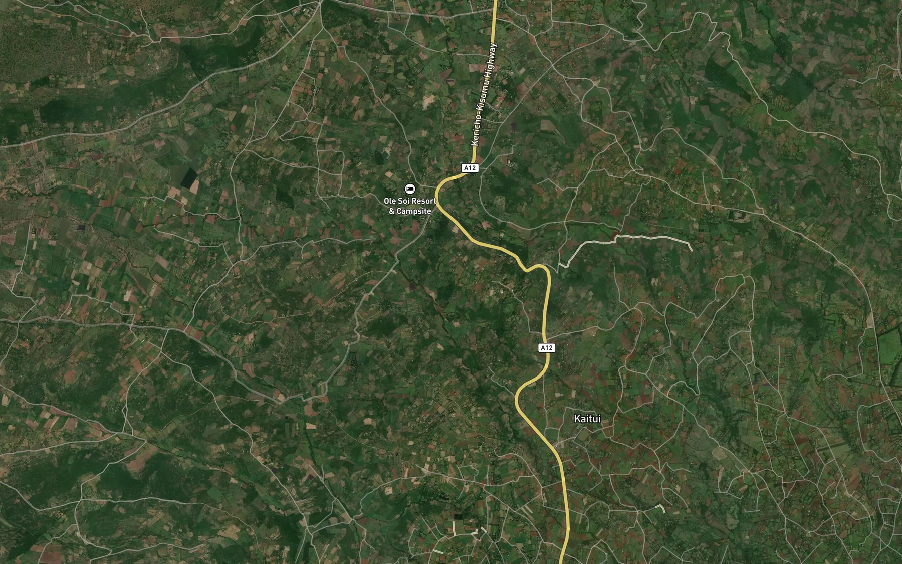 Satellite map of the Birirbei