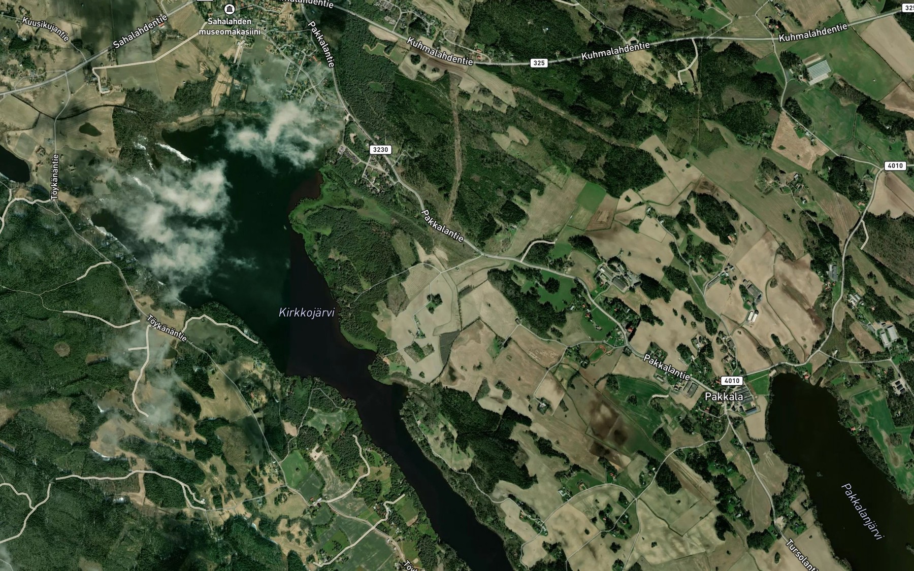 Satellite map of the Kirkkosillanoja