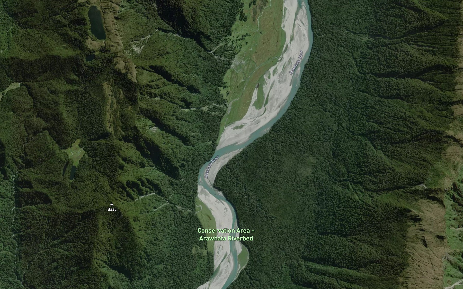 Satellite map of the Nightfall Stream