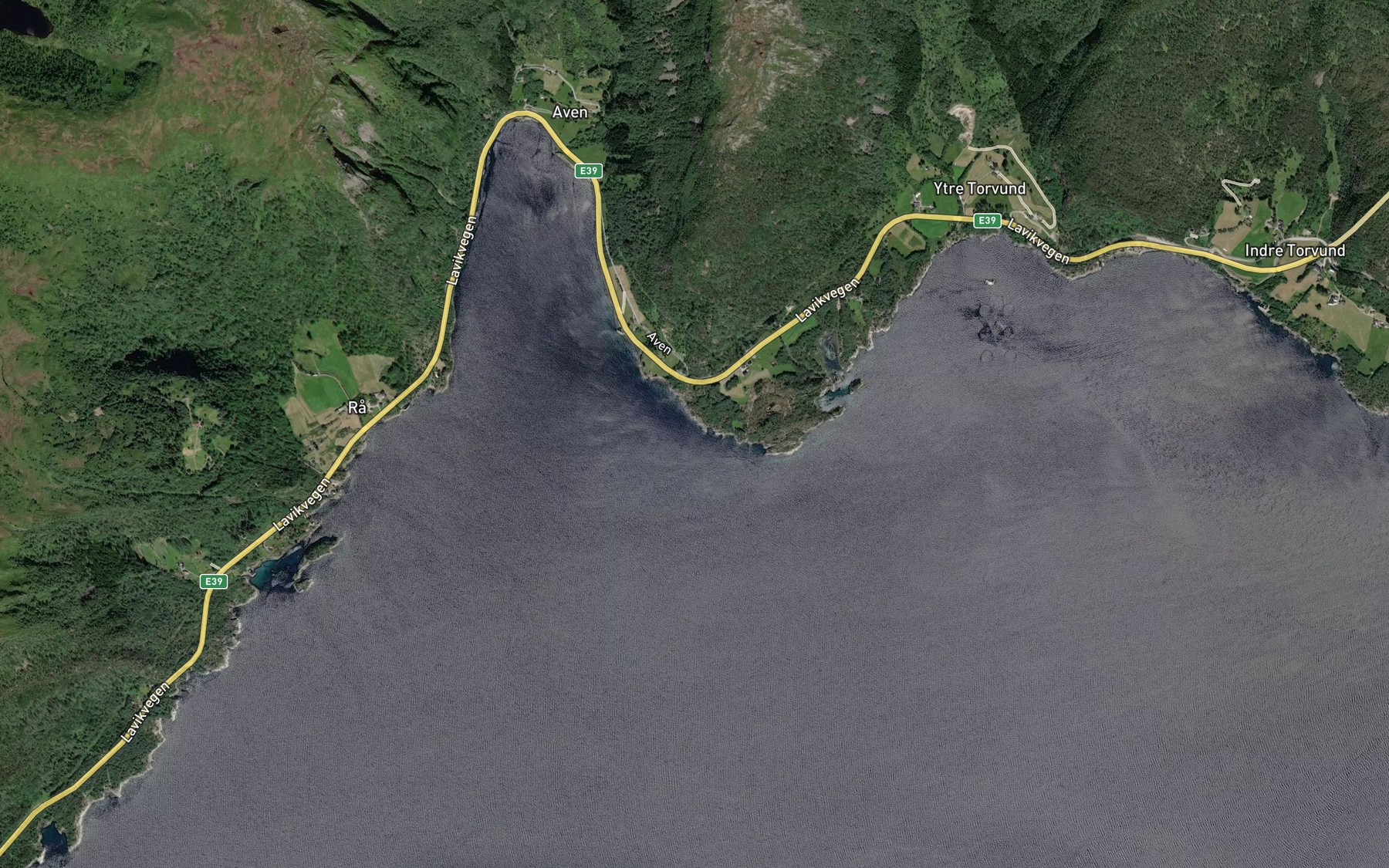 Satellite map of the Merkinggardsvika