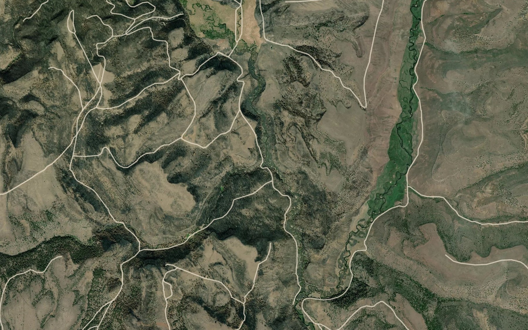 Satellite map of the Skull Creek