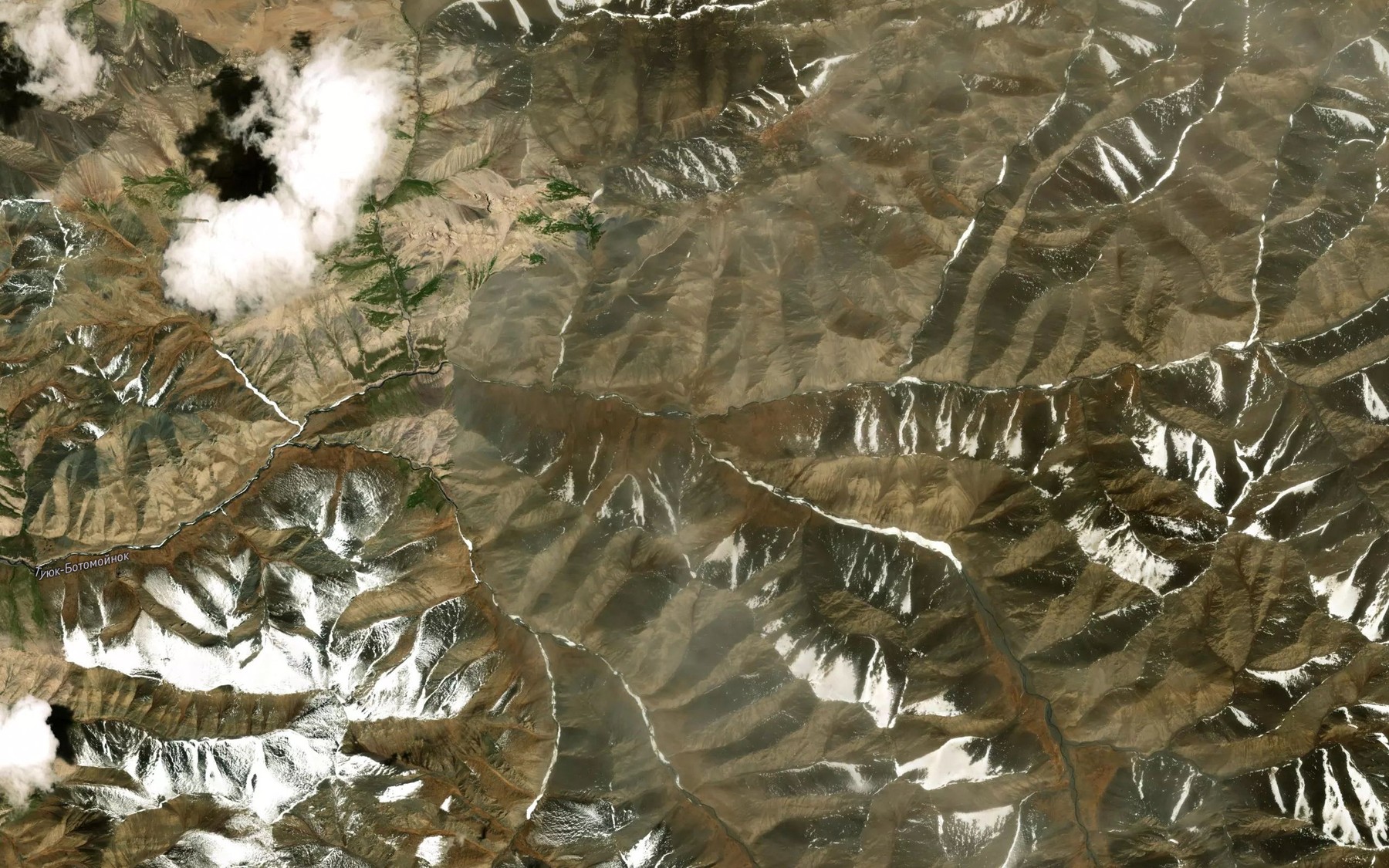 Satellite map of the Kul'dzha-Alator