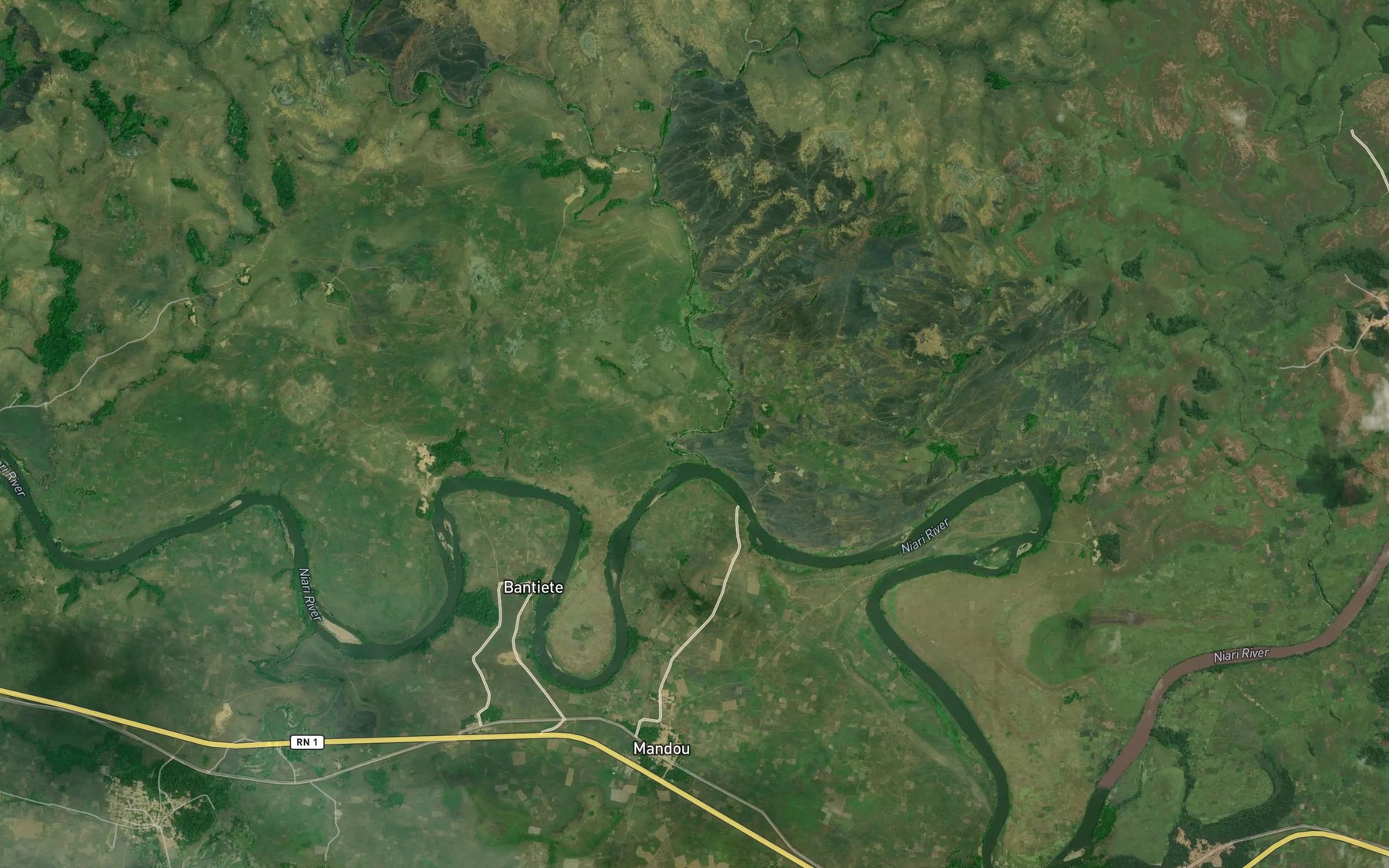 Satellite map of the Loudoumba