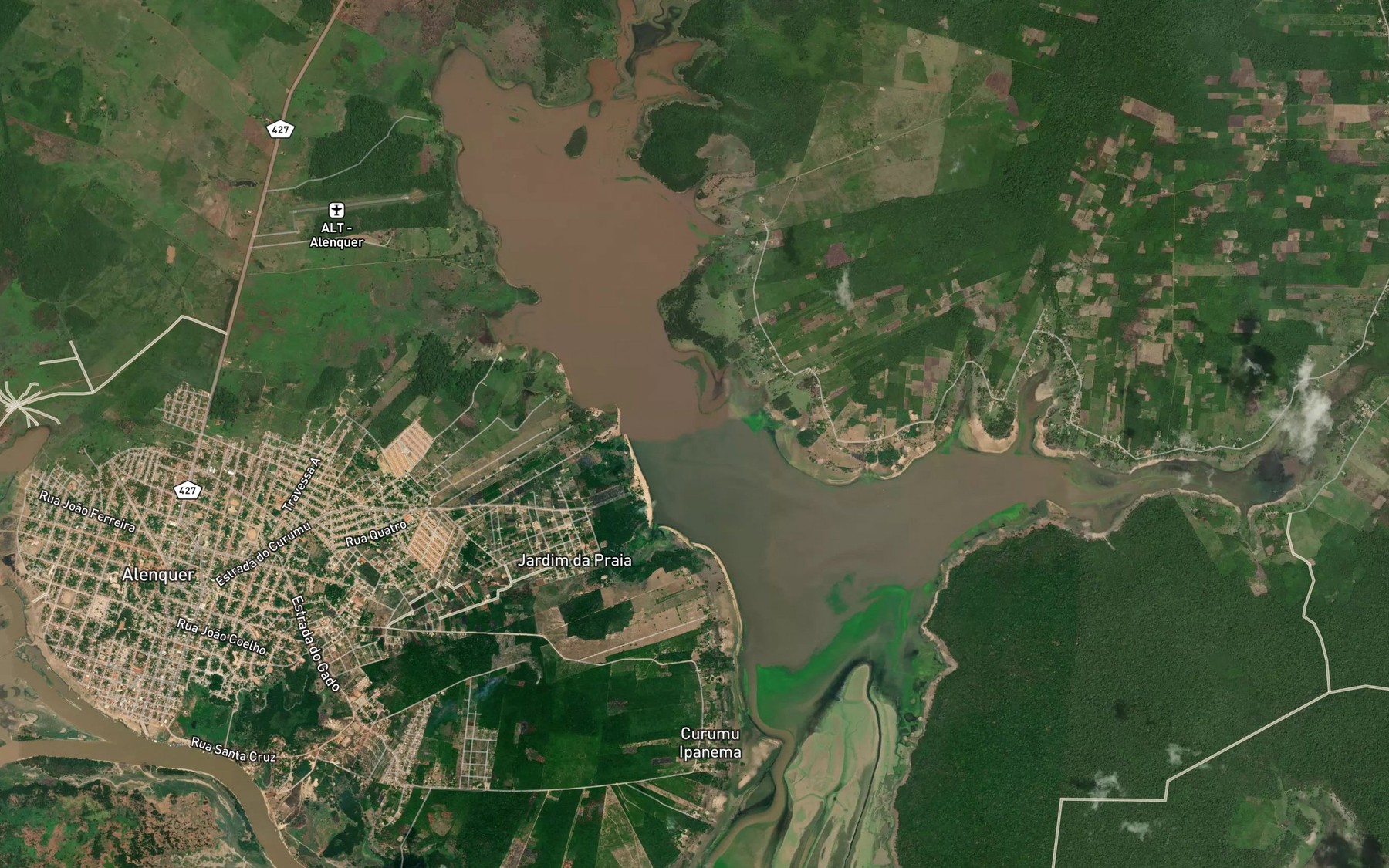 Satellite map of the Lago Uruxi