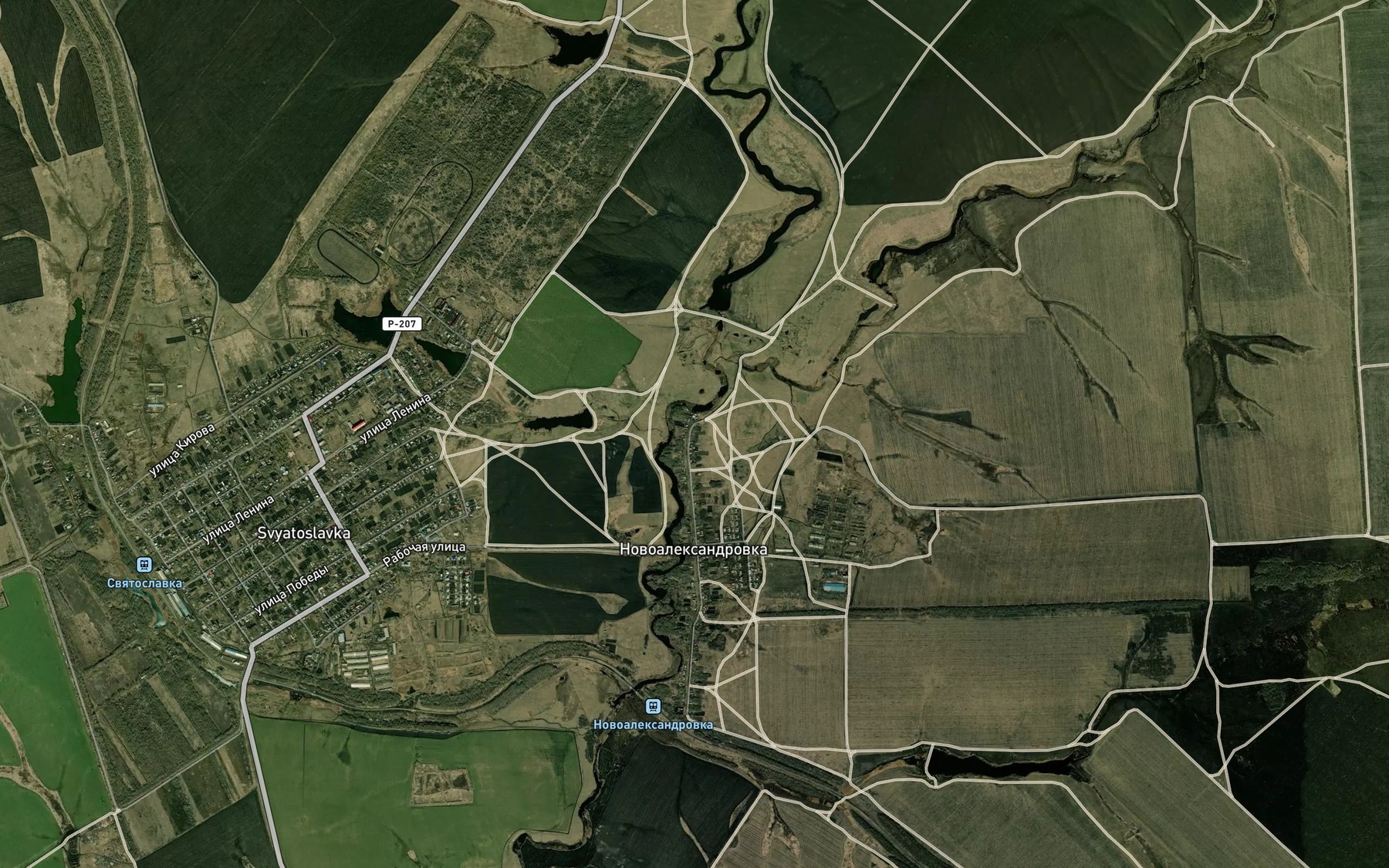 Satellite map of the Chapurka