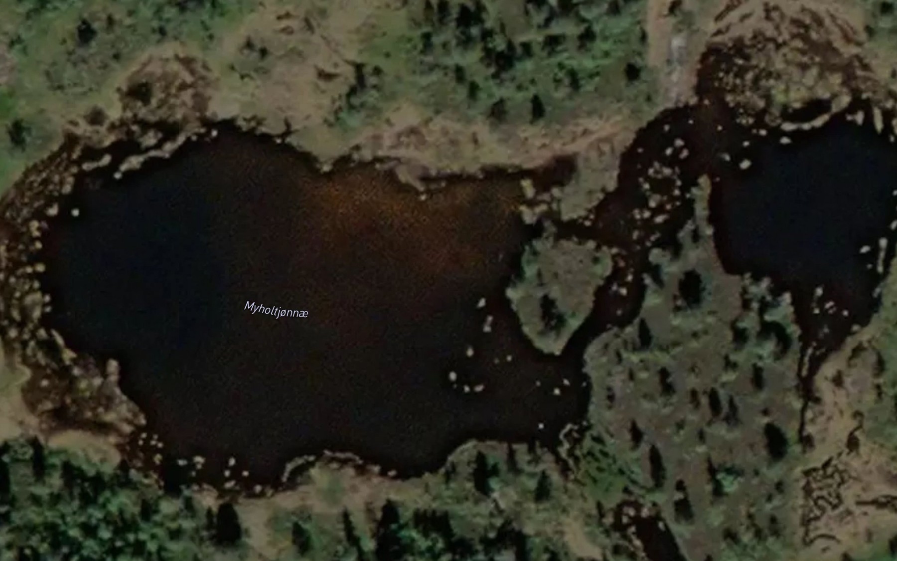 Satellite map of the Myholtjonnae