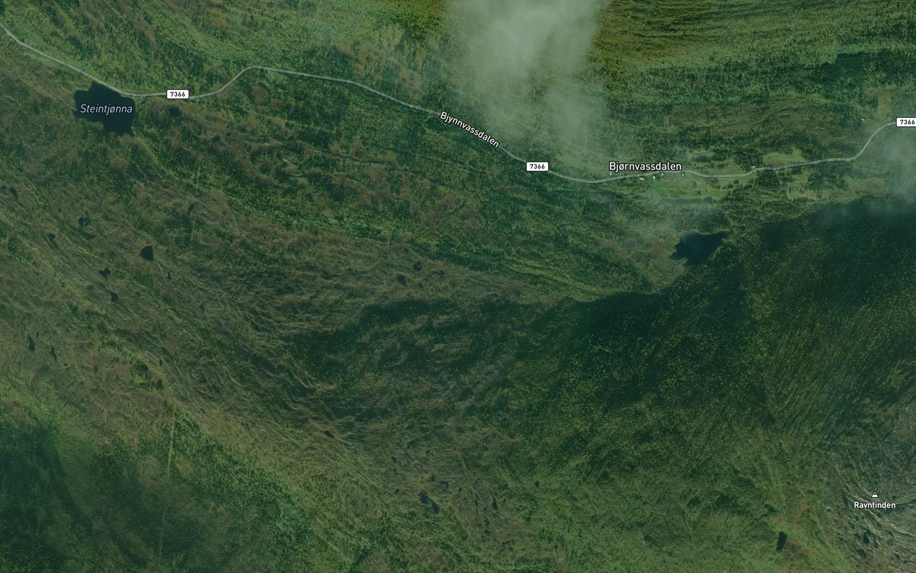 Satellite map of the Agnetpolbekken