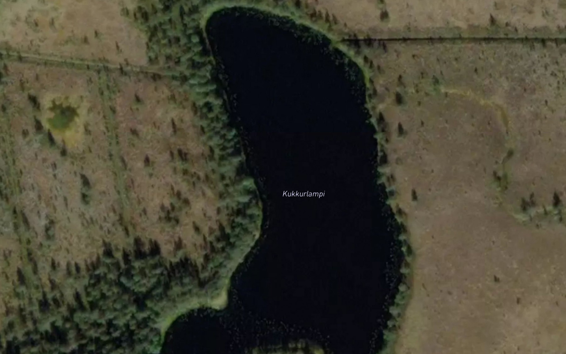 Satellite map of the Kukkurlampi