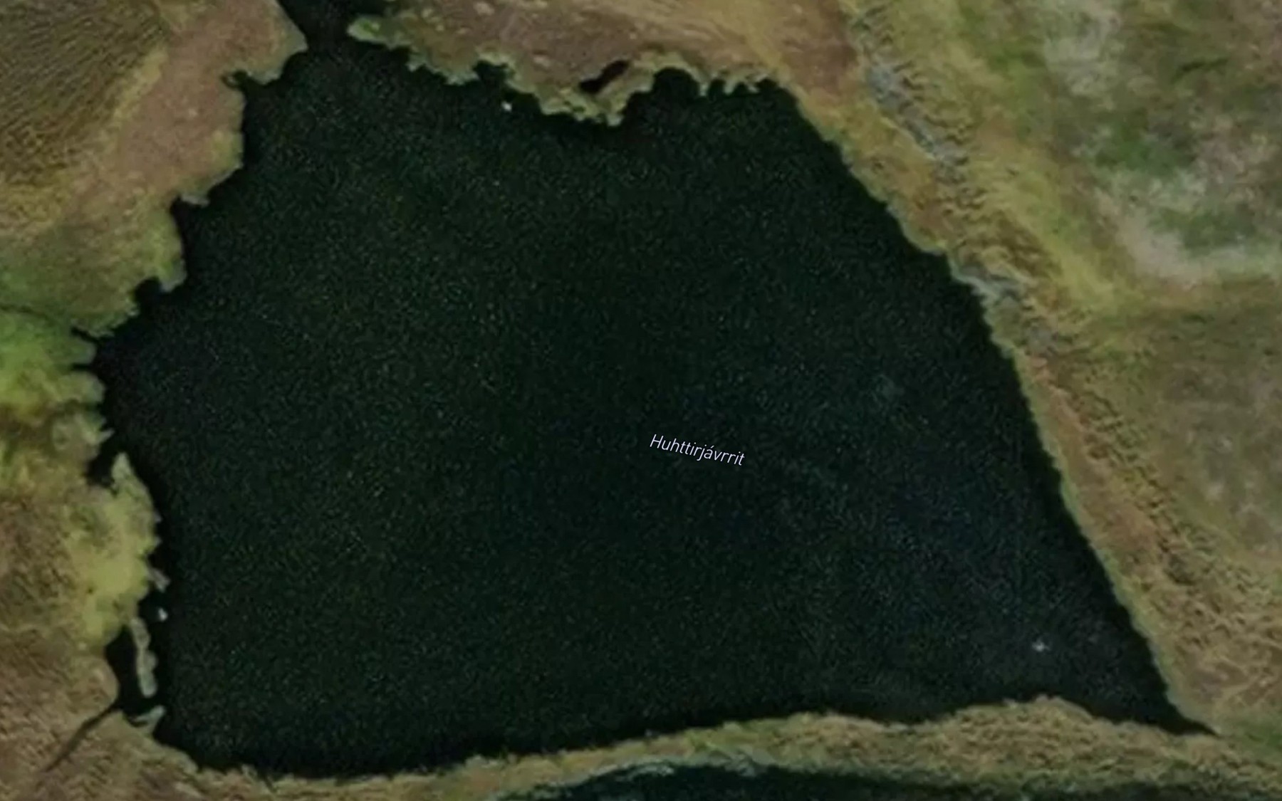 Satellite map of the Huttirjavrit