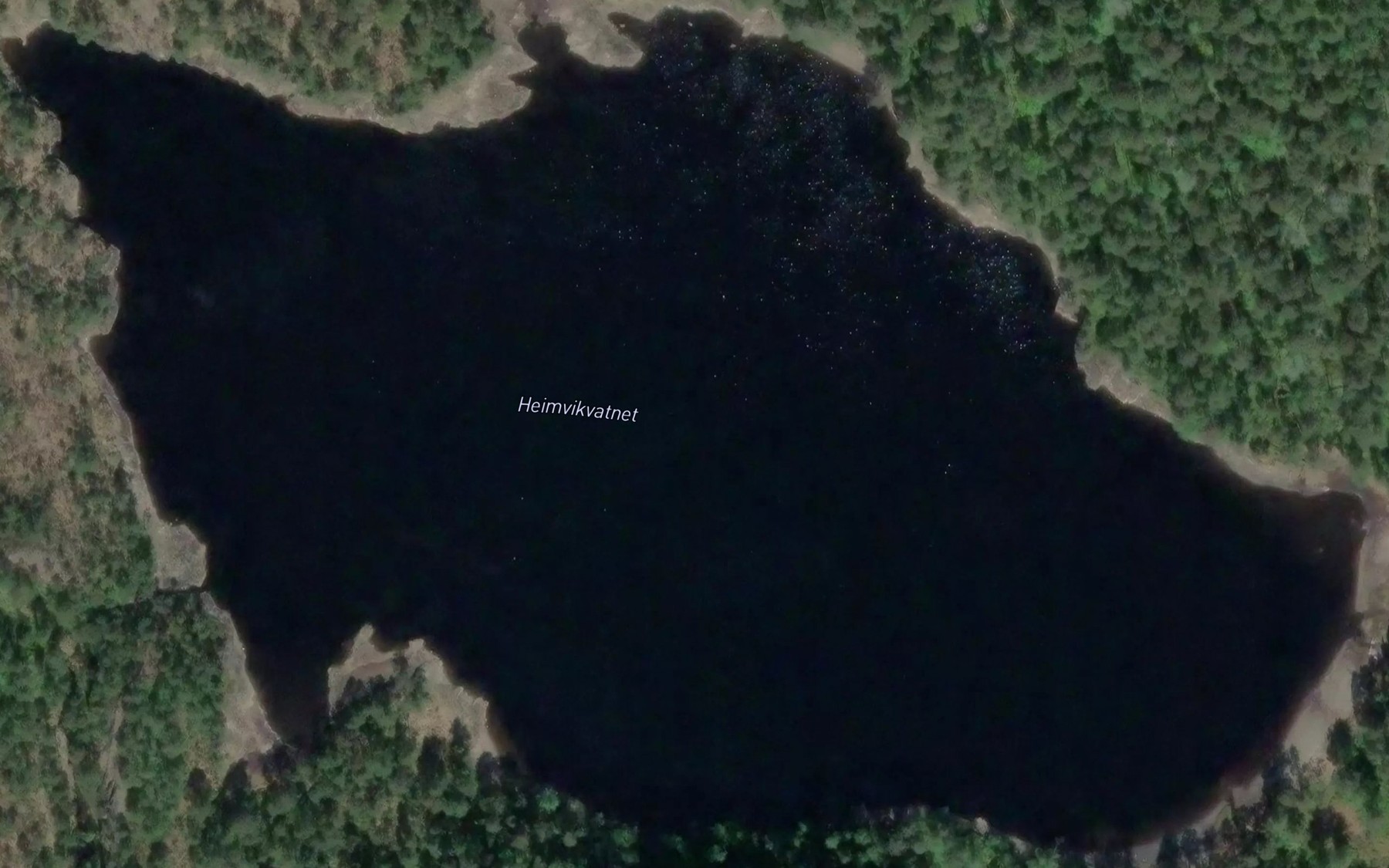 Satellite map of the Heimvikvatnet