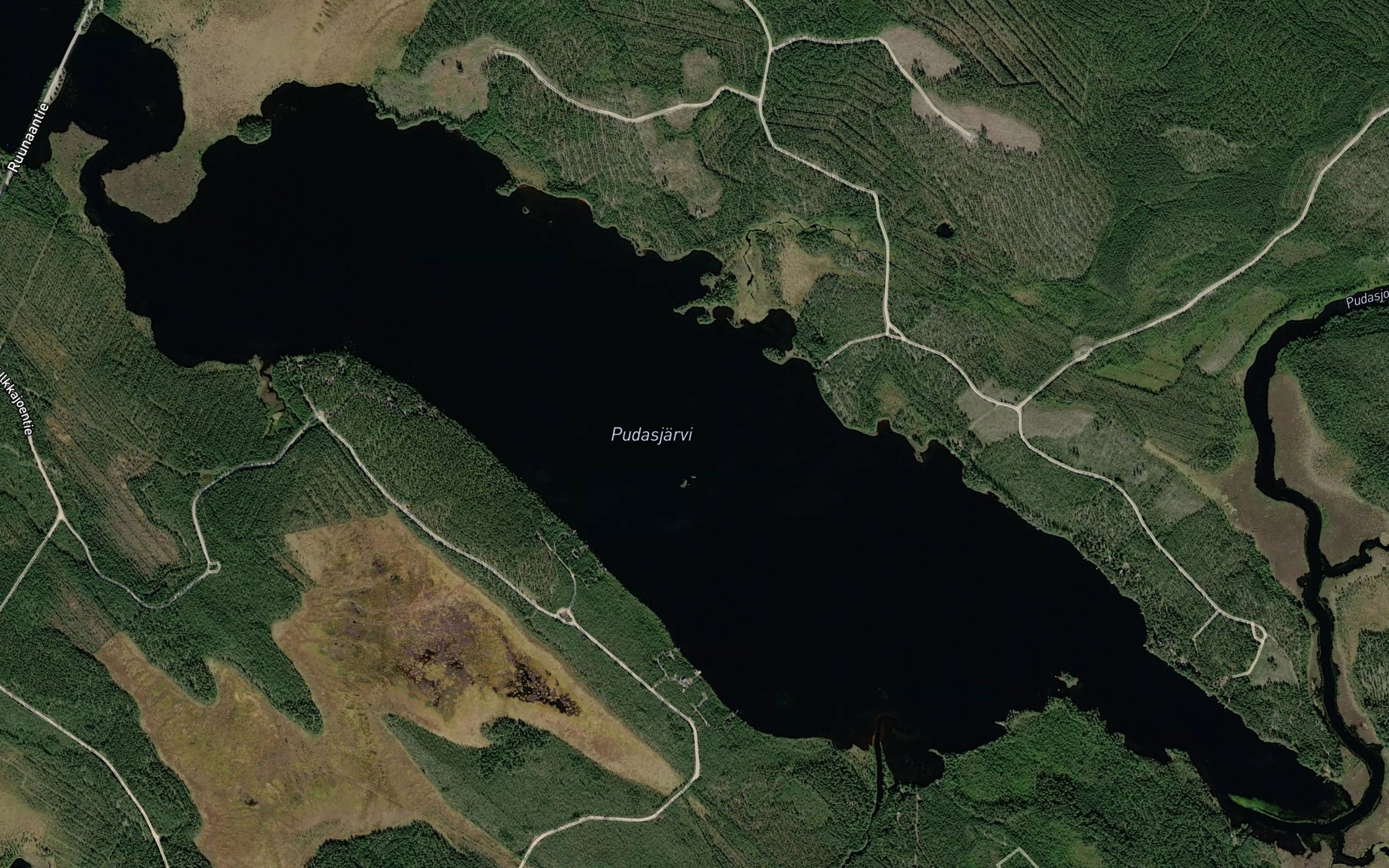 Satellite map of the Hanhijoki